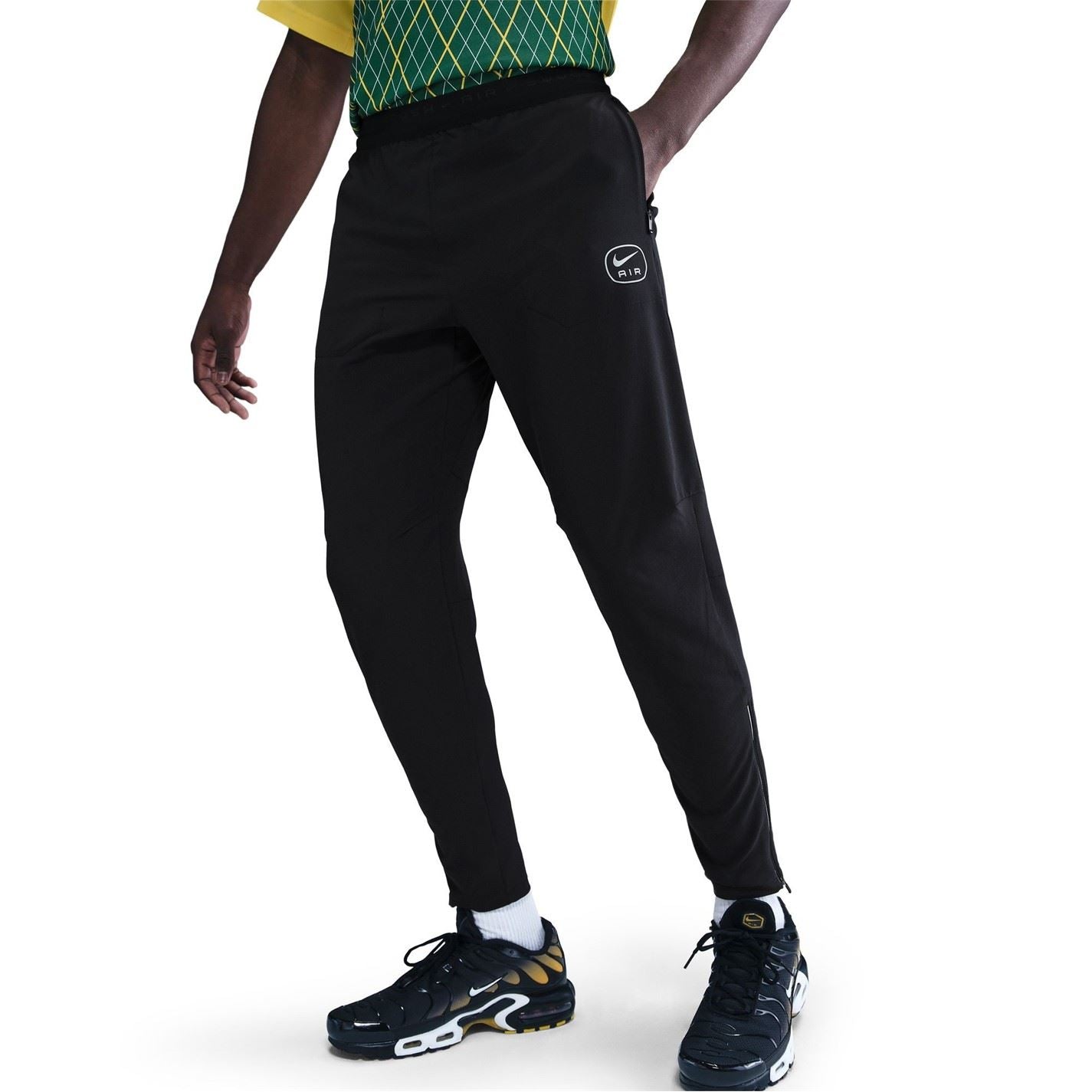 Nike Air Run Solid Patterned Track Pants