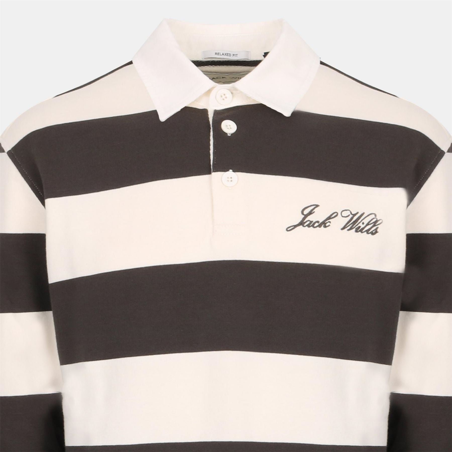 Jack Wills Rugby Polo Collared Neck Long Sleeve Jersey
