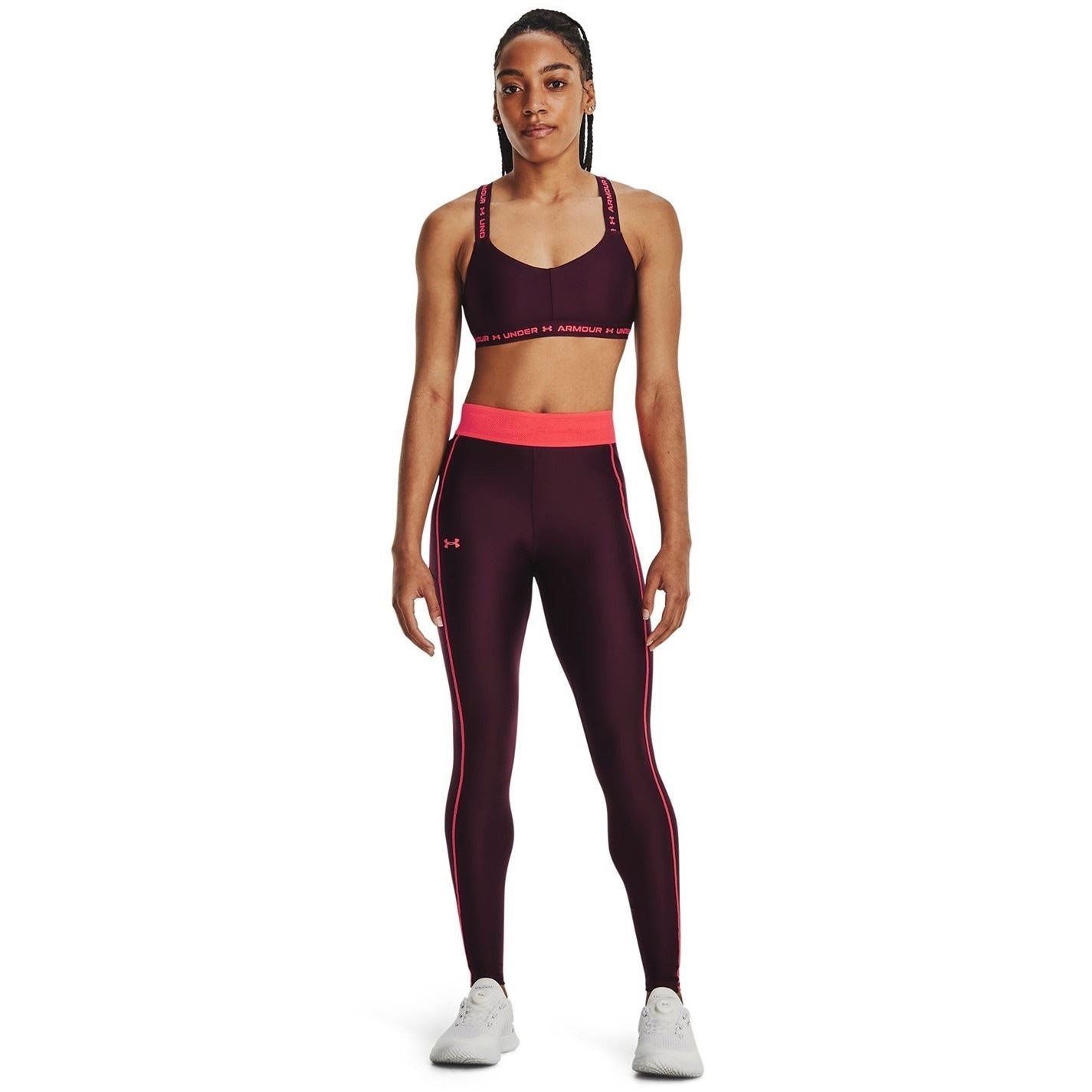 Under Armour Heatgear Branded Waistband Leggings Women�s