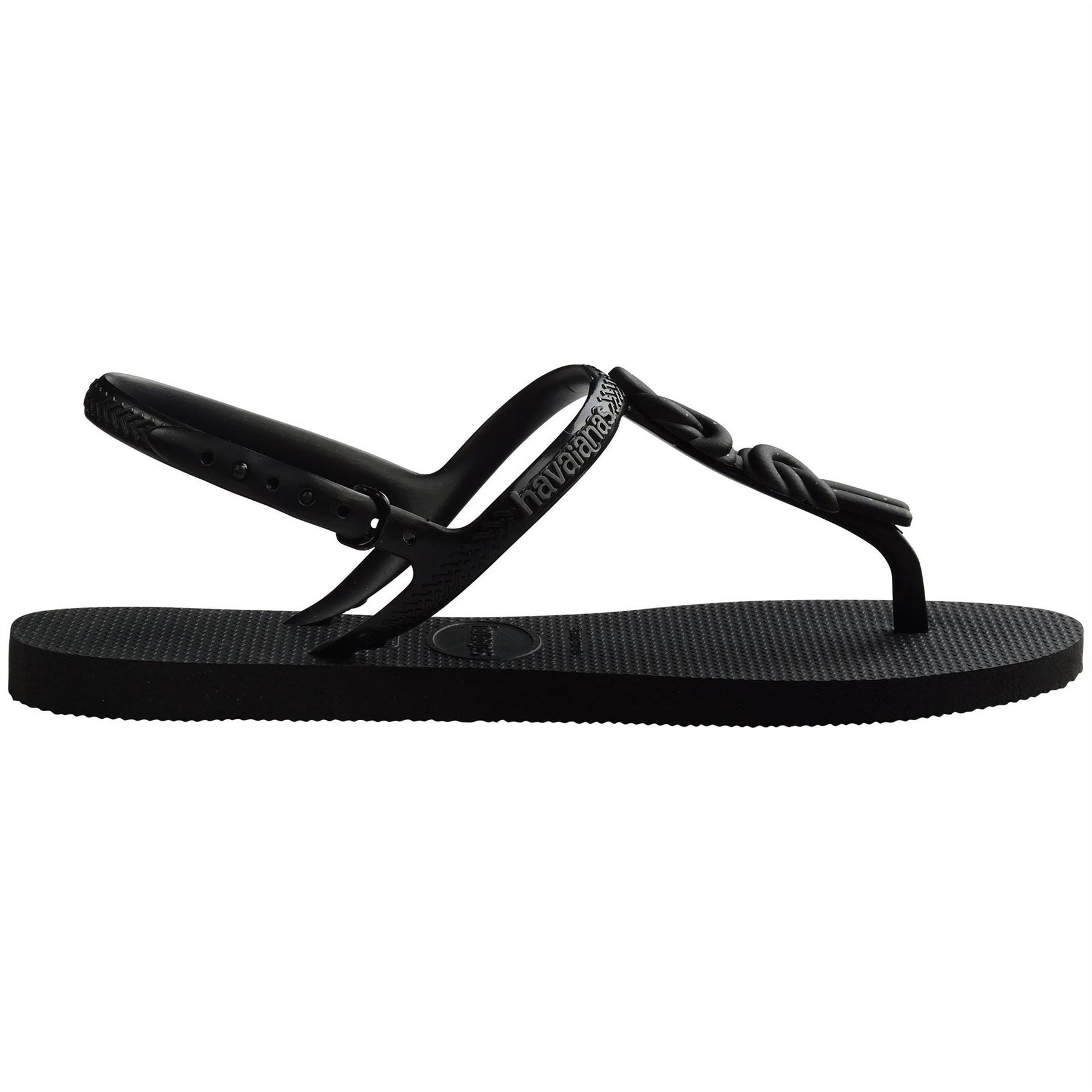 Havaianas Hav. Twist Plus Black Black 33 34 Flip Flops Womens