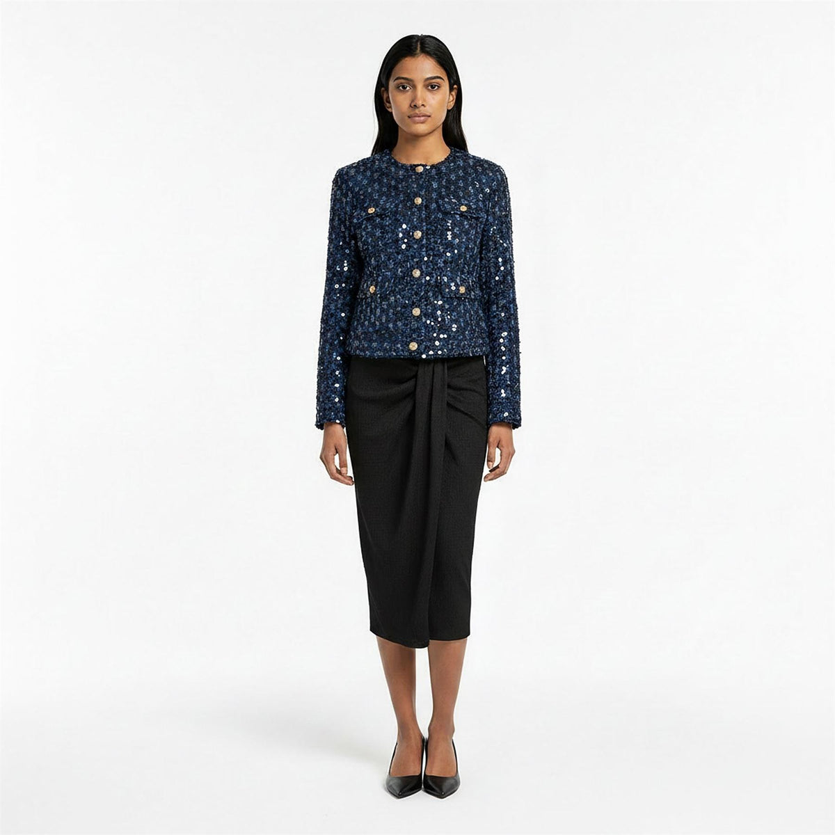 Karl Lagerfeld Suiting Mini Skirt