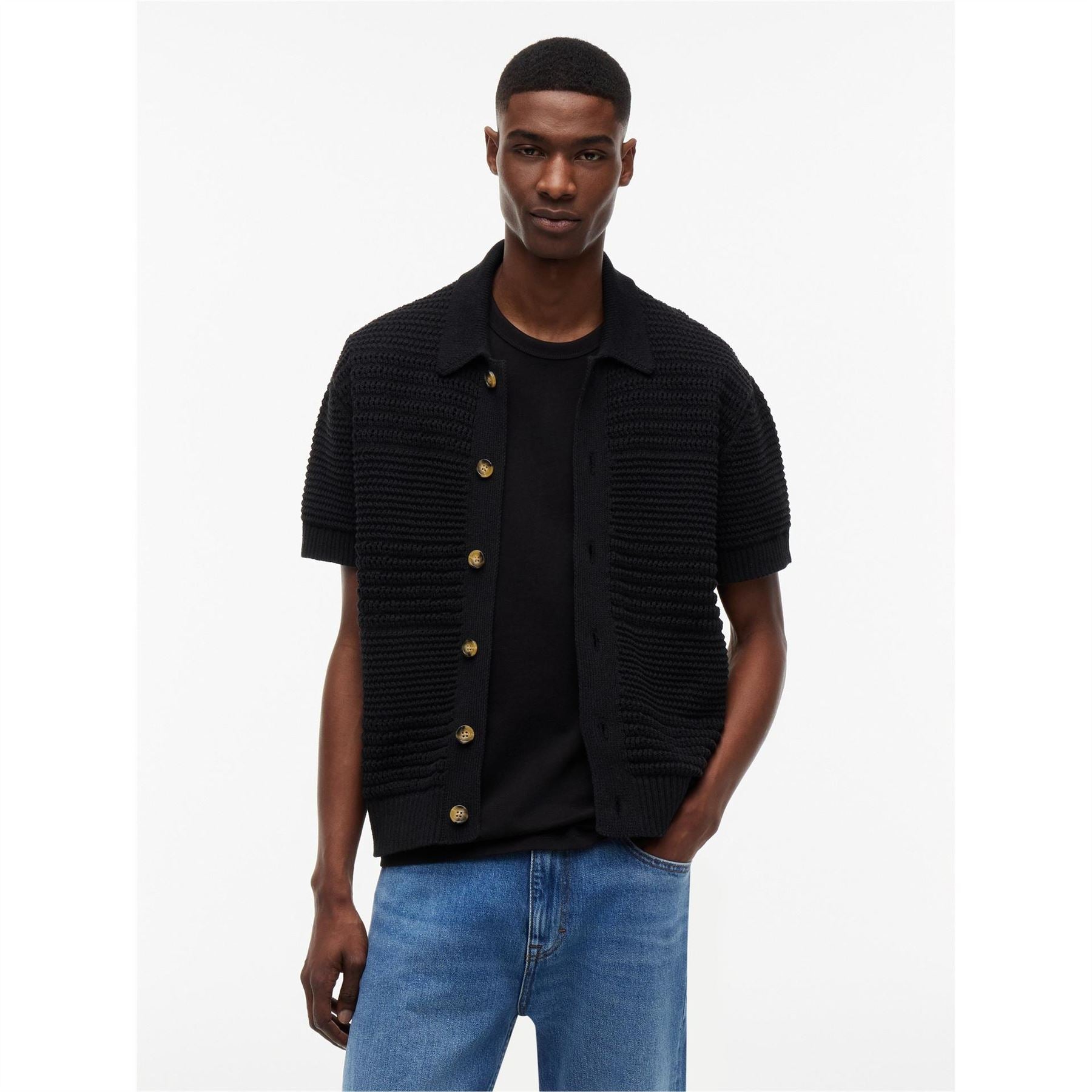 Tommy Jeans Patterned Short Sleeve Shirt