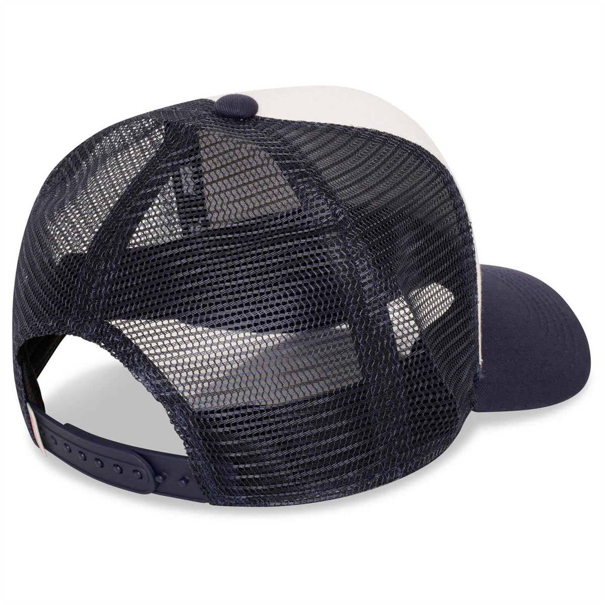 Societe Noir Color Block Mesh Base Ball Cap with Logo