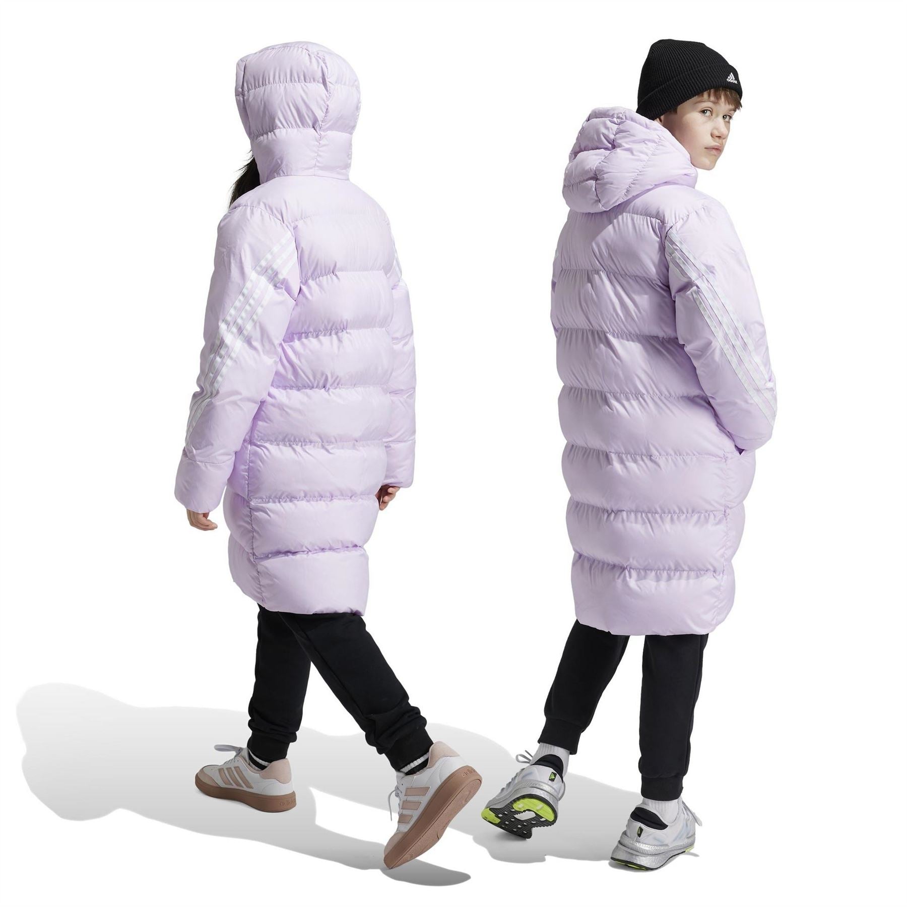 adidas Future Icons Hooded Long Sleeve Puffer Jacket