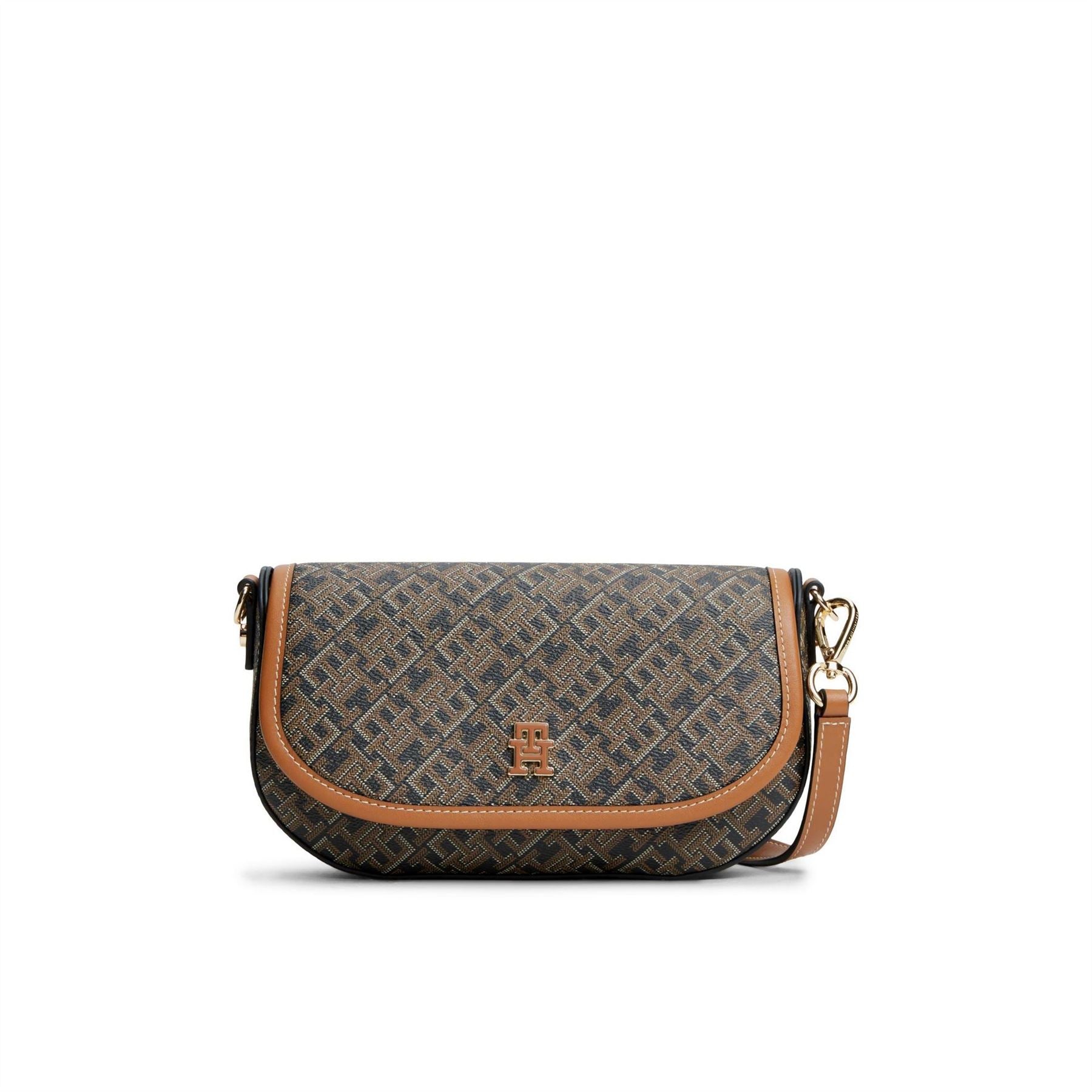 Tommy Hilfiger Monogram Saddle Bag