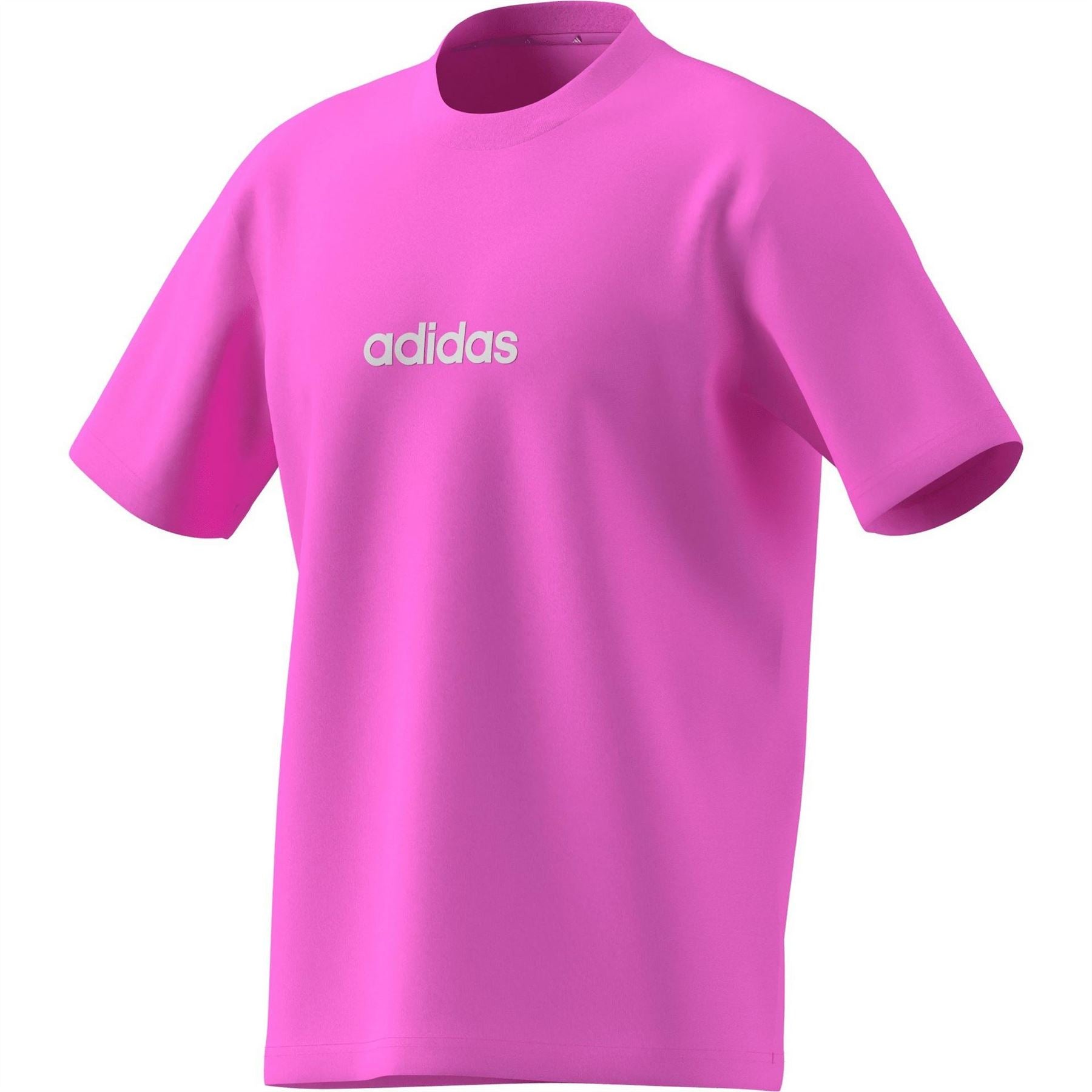 adidas Mens Essentials Single Jersey Linear Embroidered Logo T-Shirt