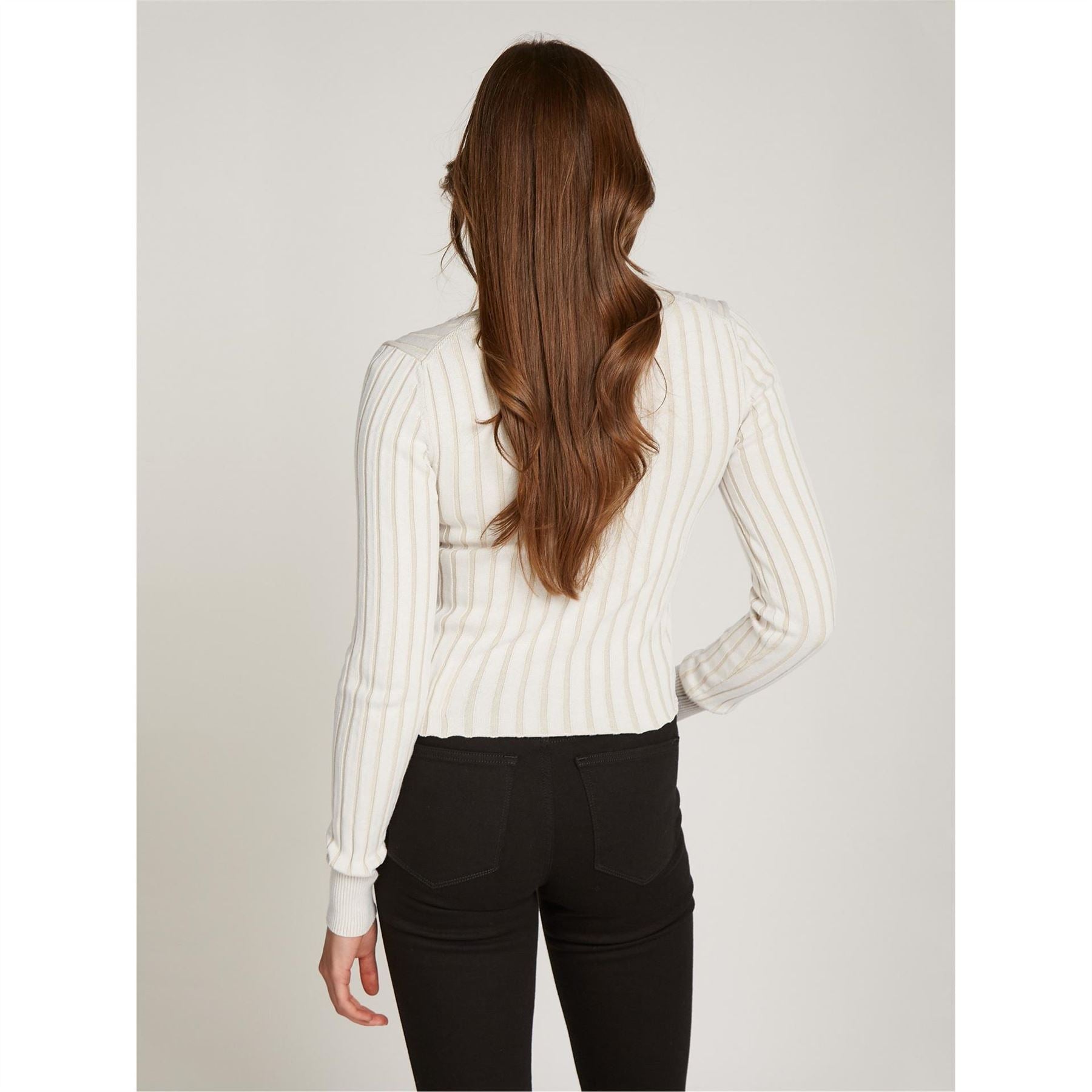 Calvin Klein Jeans Rib V-Neck Regular Fit Sweater