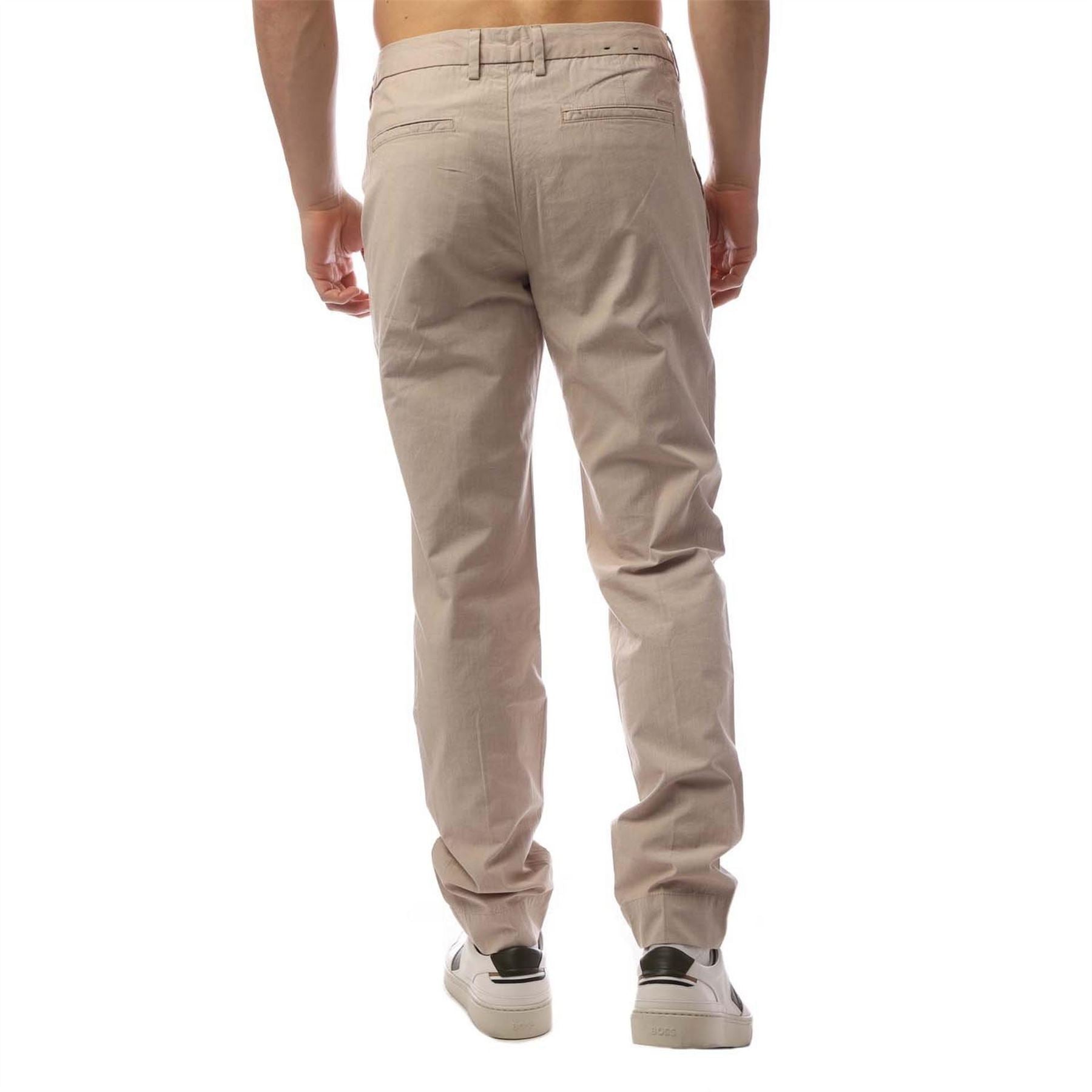 Boss Kaito1 Solid Patterned Slim Trousers