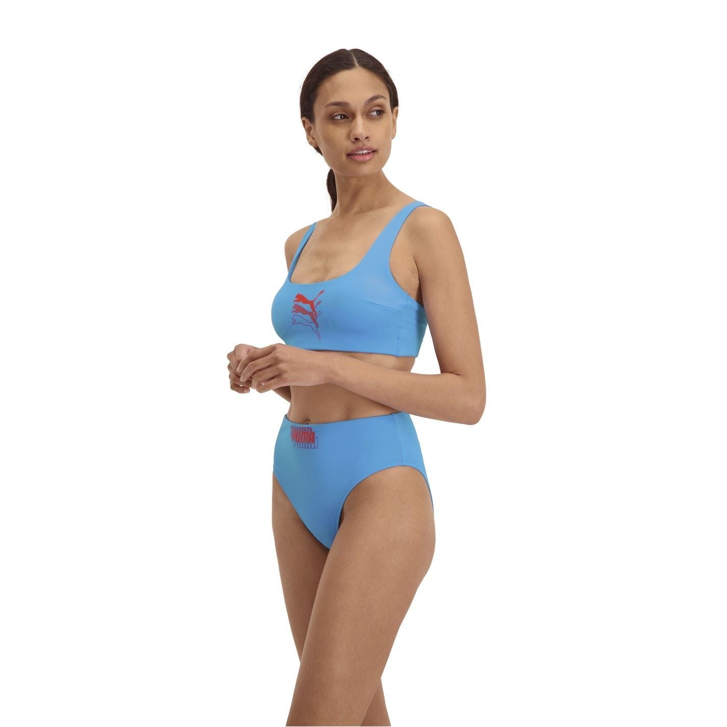 Puma Logo Print Swim Brief