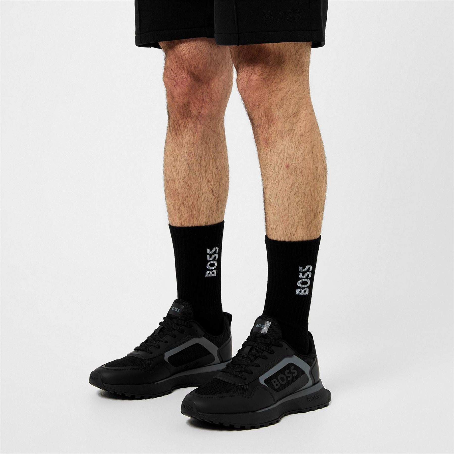 Boss BOSS Bodywear 3 Pack Socks with Logo Detail (Crew)