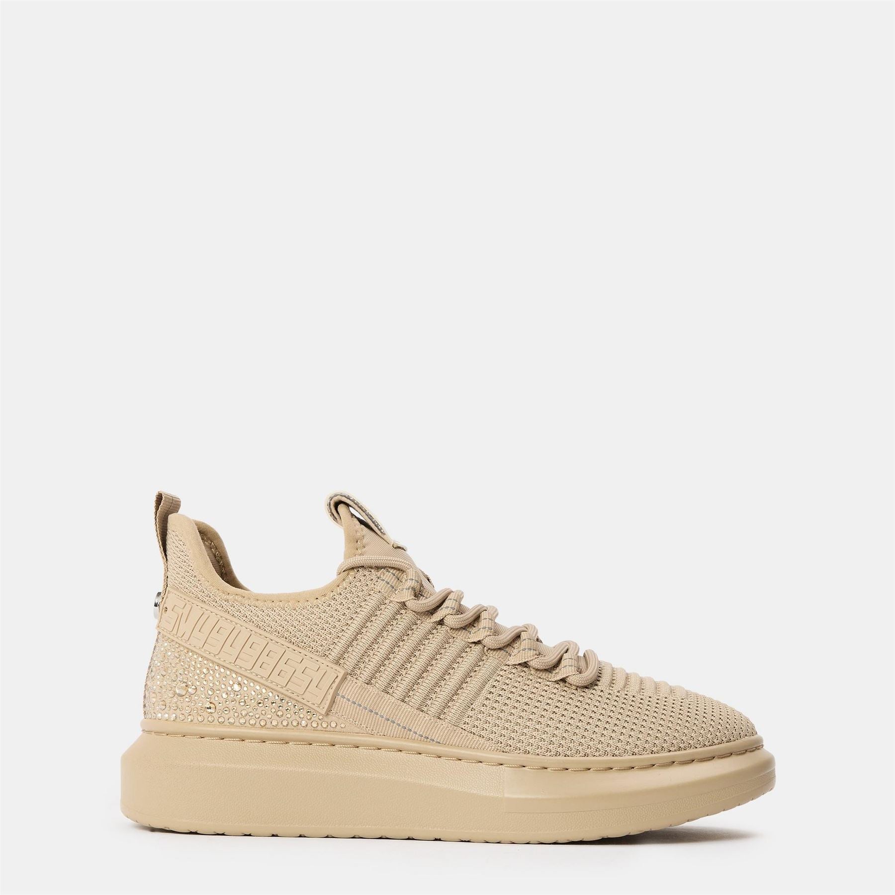Steve Madden Glorya Textured Low Top Platform Sneakers
