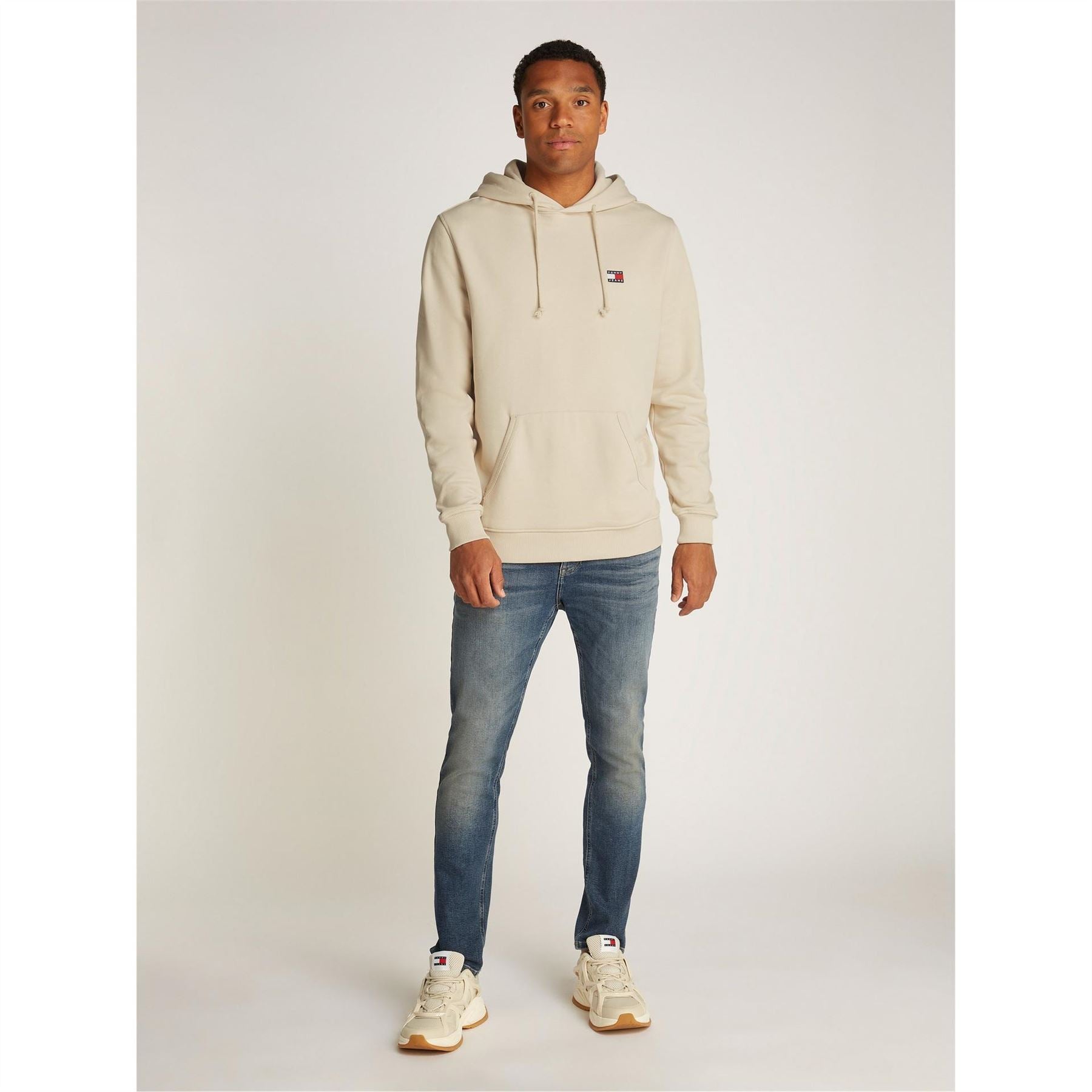 Tommy Jeans Reg Badge Regular Fit Hoodie Sweatshirt