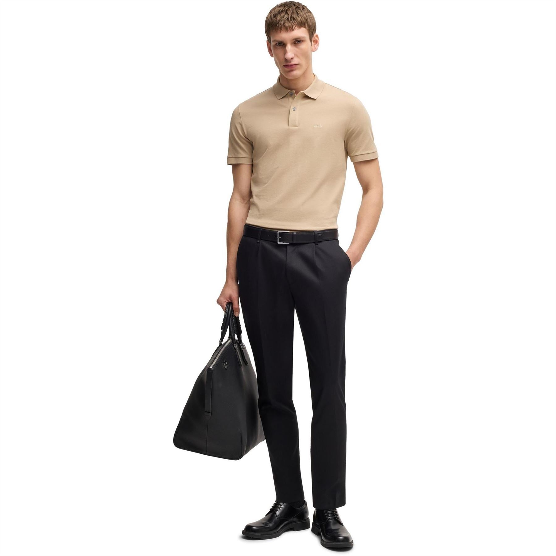 Boss BOSS BLACK Pallas Polo Iconic Logo Embroidered Shirt
