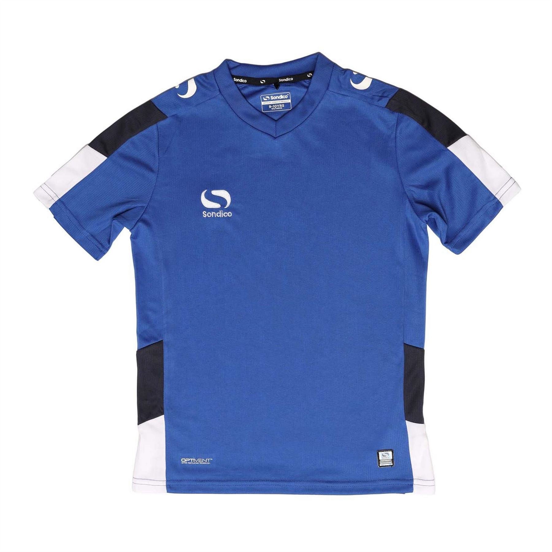 Sondico V-Neck Short Sleeve Jersey T-Shirt