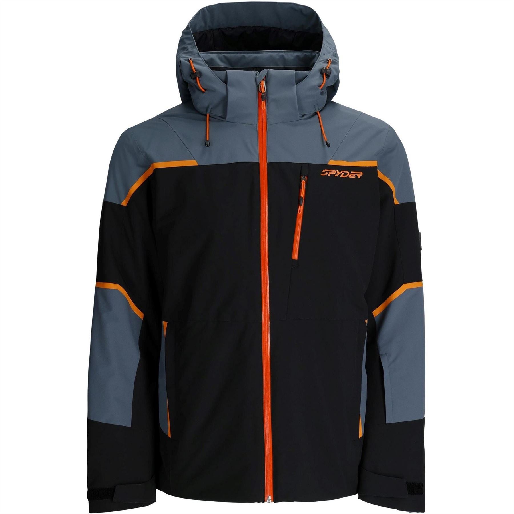 Spyder Chambers Hooded Neck Color Block Ski Jacket