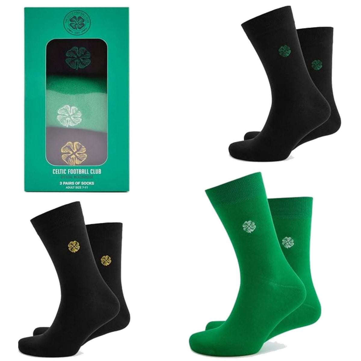 Team Mens Licensed 3 Pack Dress Sock Set Size 7 11
