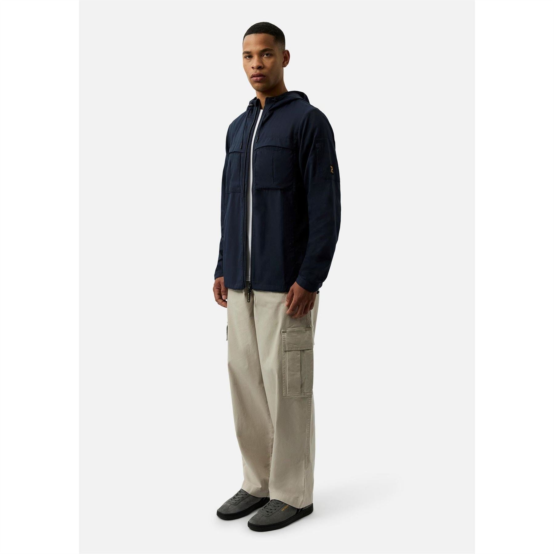 Patrick William Solid Patterned Field Jacket