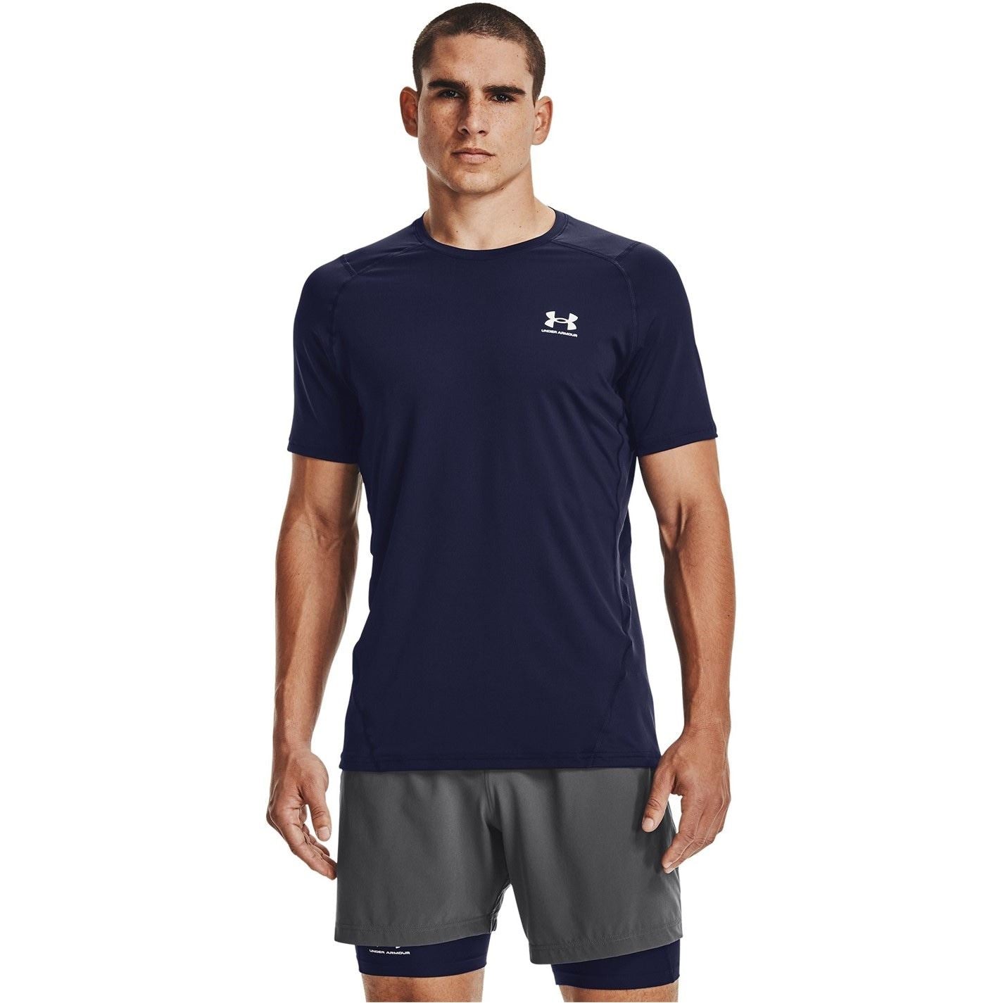 Under Armour HeatGear Armour Fitted Short Sleeve Training Top Mens