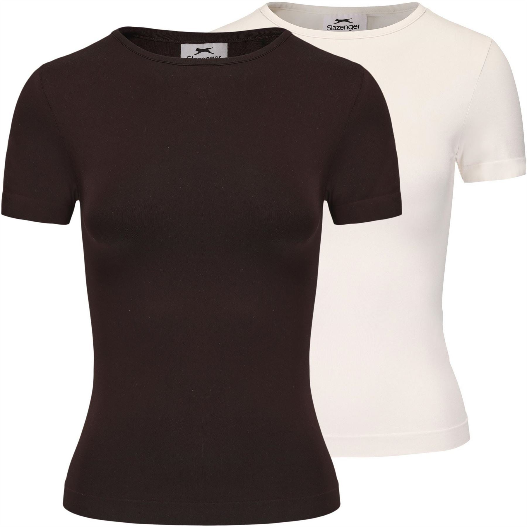 Slazenger 2 Pack Slim Fit Crew Neck T-Shirt