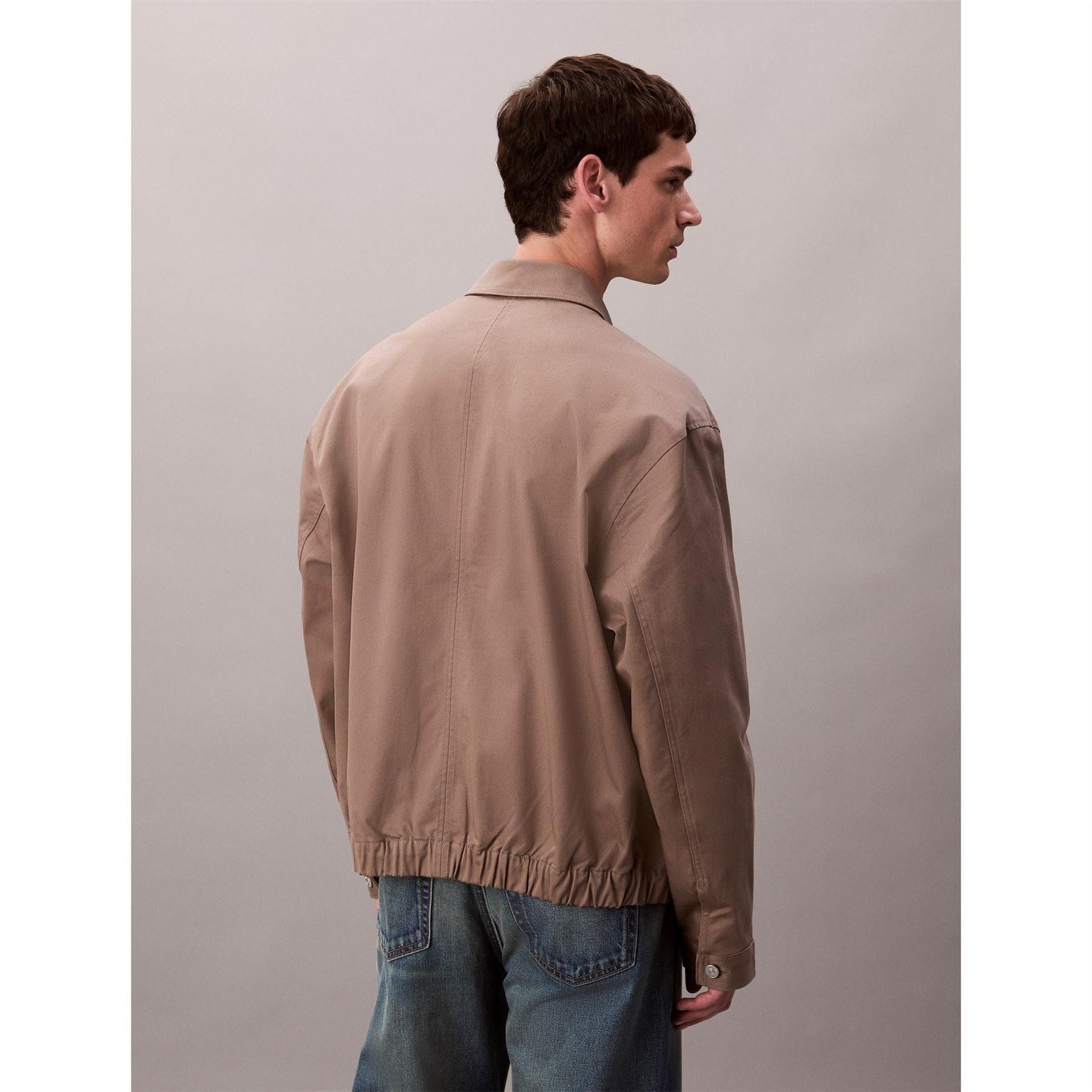 Calvin Klein Jeans Solid Patterned Cargo Jacket