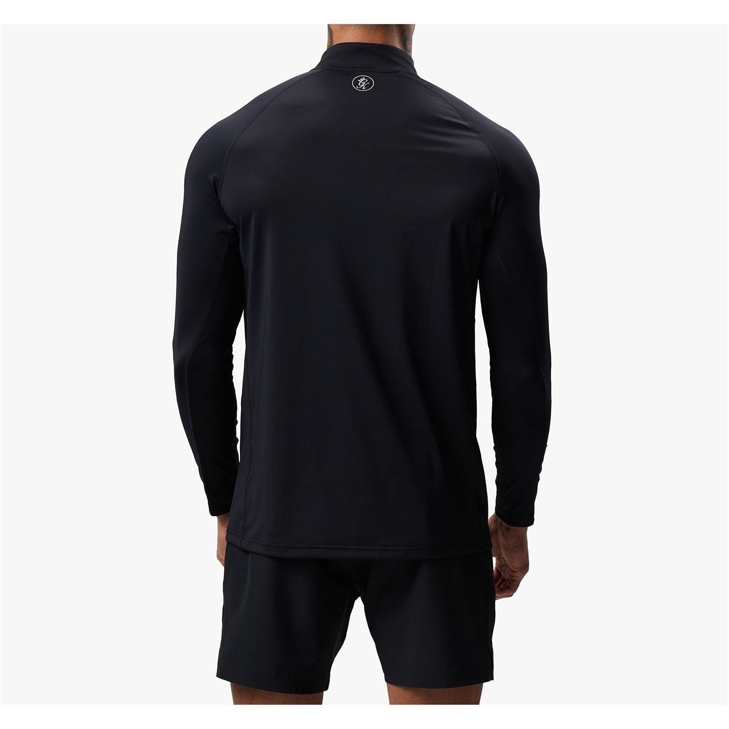 Gym King Energy Quarter Zip Funnel   Black