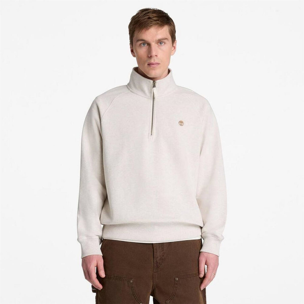 Timberland Timberland Logo Funnel Neck Raglan Sleeve Sweatshirt