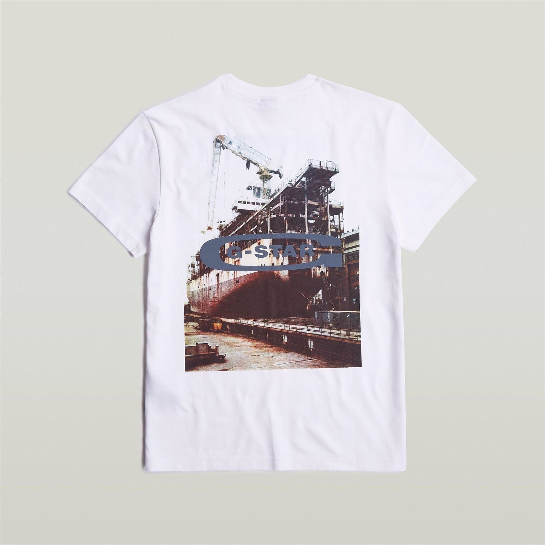 G Star Photo Back Print Regular Fit T-Shirt