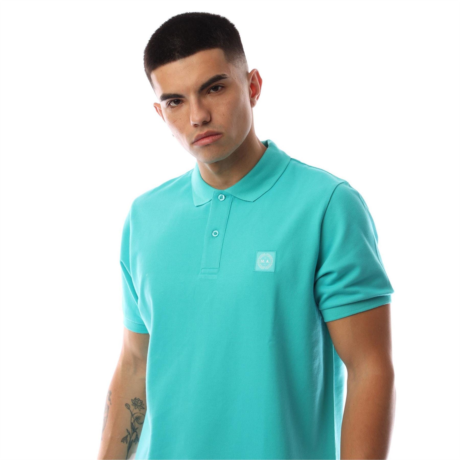 Marshall Artist Siren Collared Neck Short Sleeve Polo Shirt