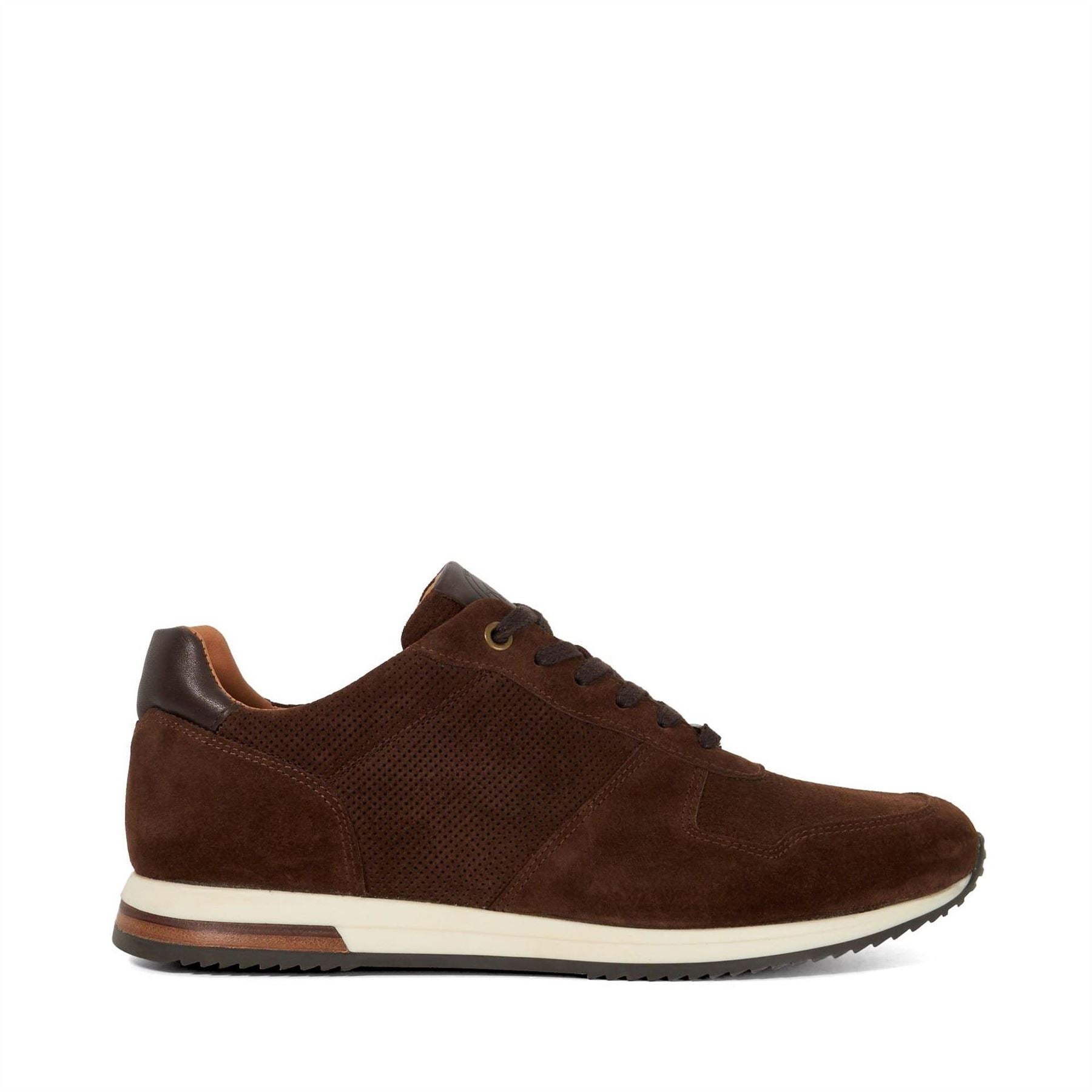 Dune London Trilogy Runner Lace Up Low Top Sneakers