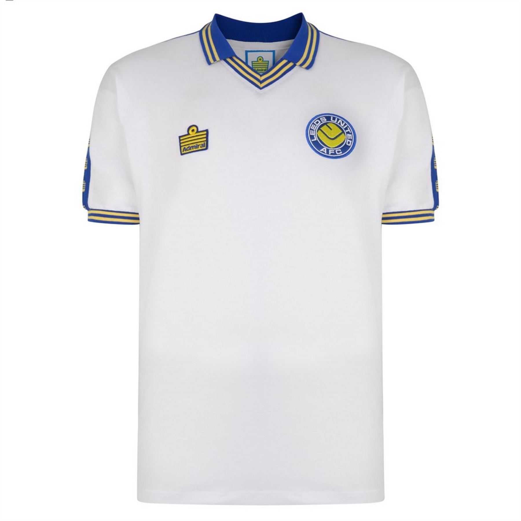 Score Draw Mens Leeds United Retro Home Shirt 1978