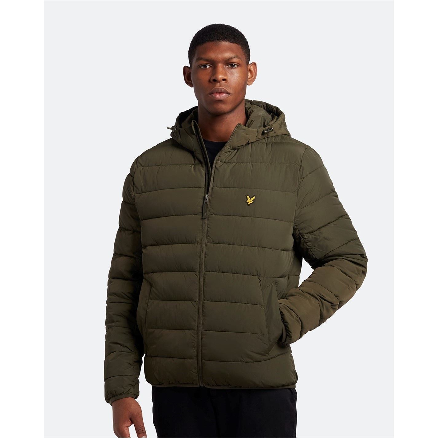 Lyle and Scott Lw Hooded Relaxed Fit Puffer Jacket