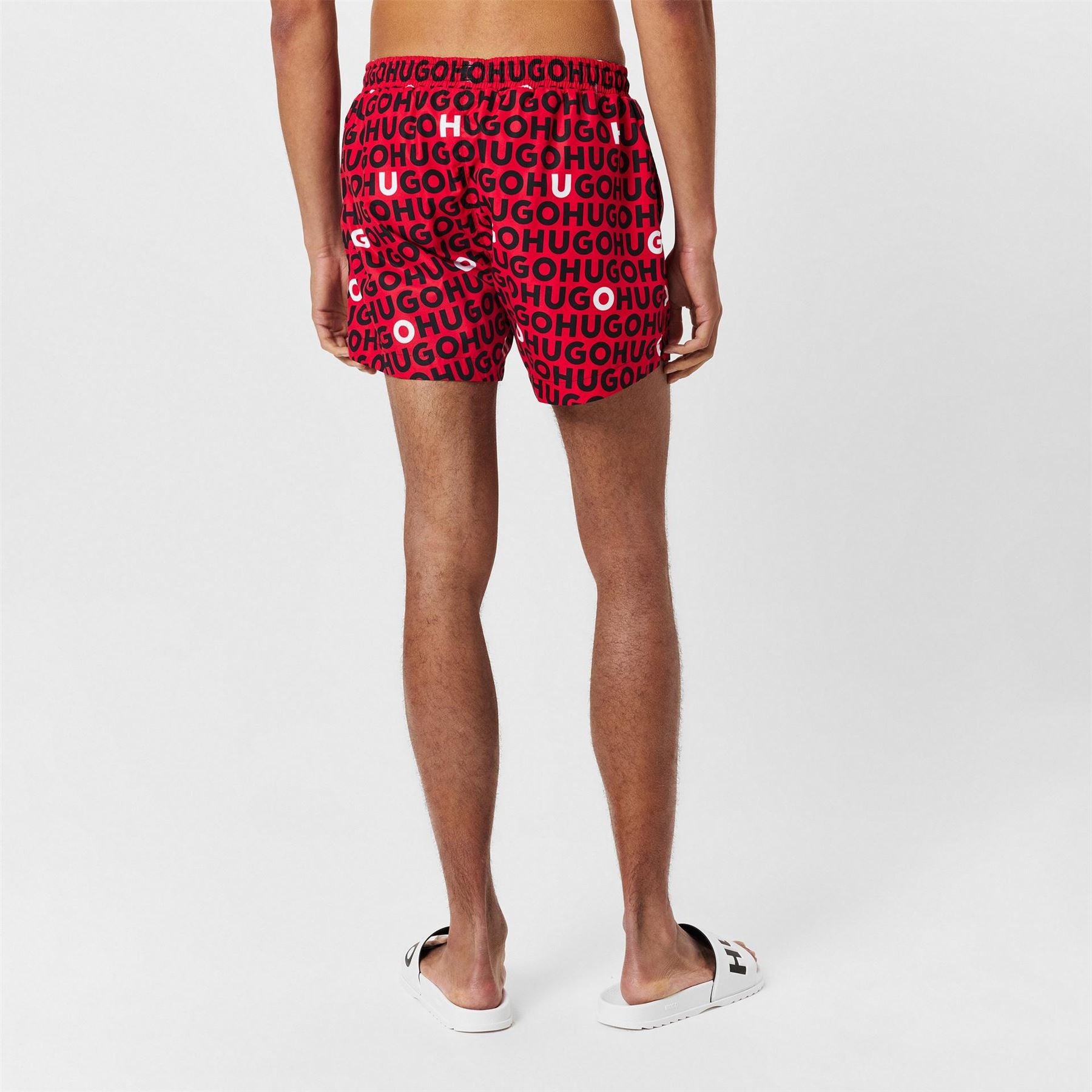 Hugo Regular Fit Swim Short with Lettering