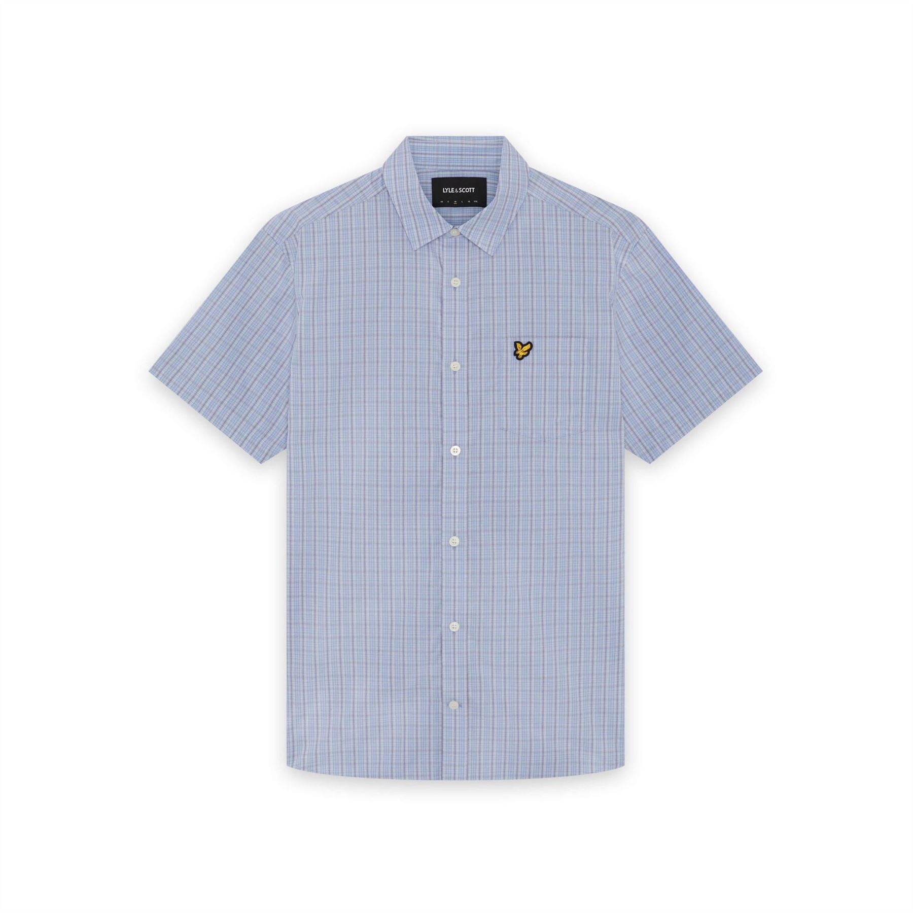 Lyle and Scott Patterned Short Sleeve Shirt