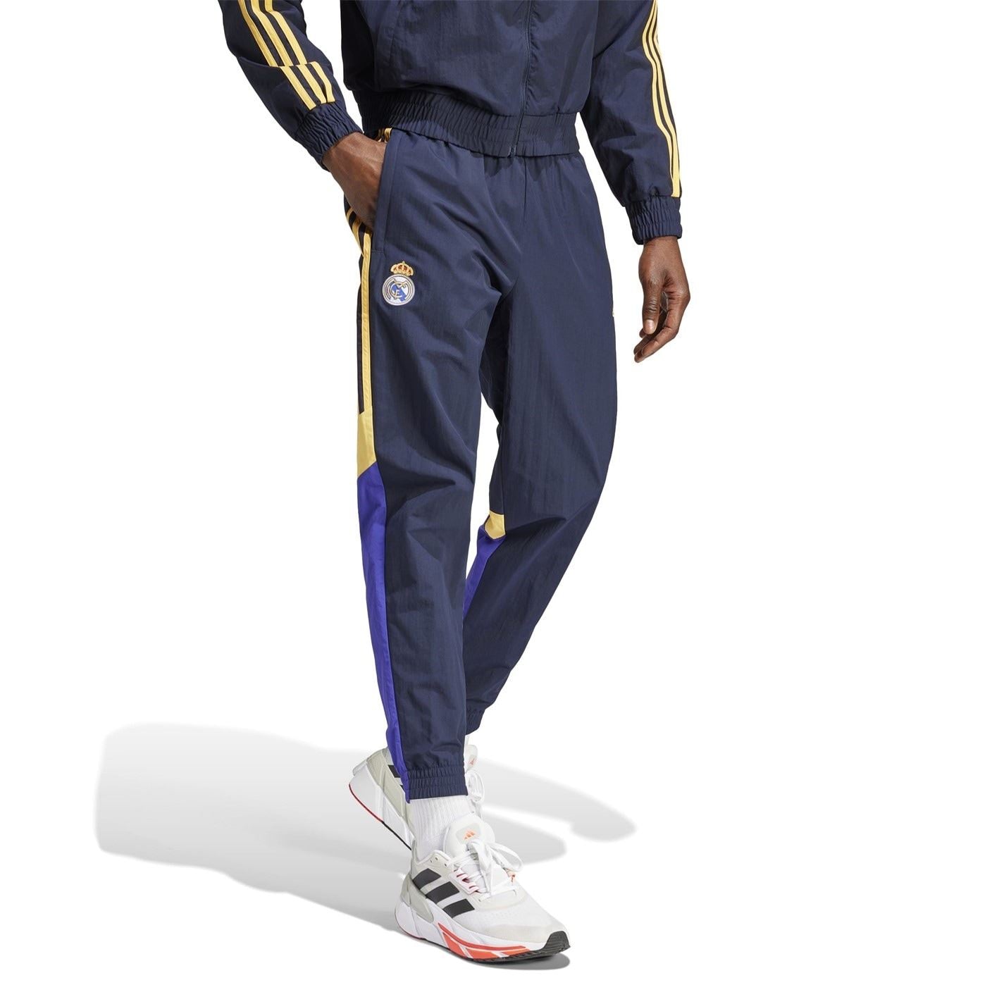 adidas Real Madrid Woven Tracksuit Bottoms