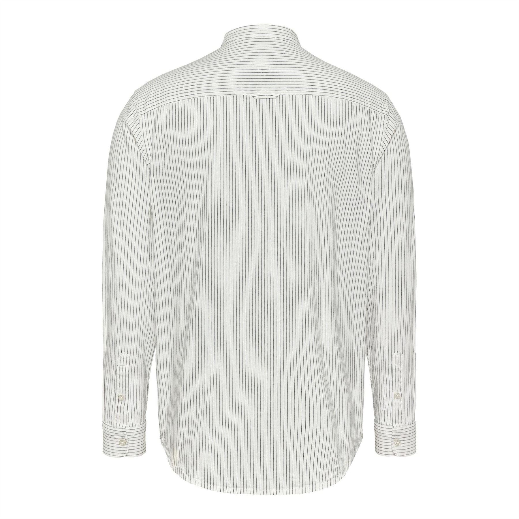 Tommy Jeans Tj Linen Long Sleeve Patterned Shirt