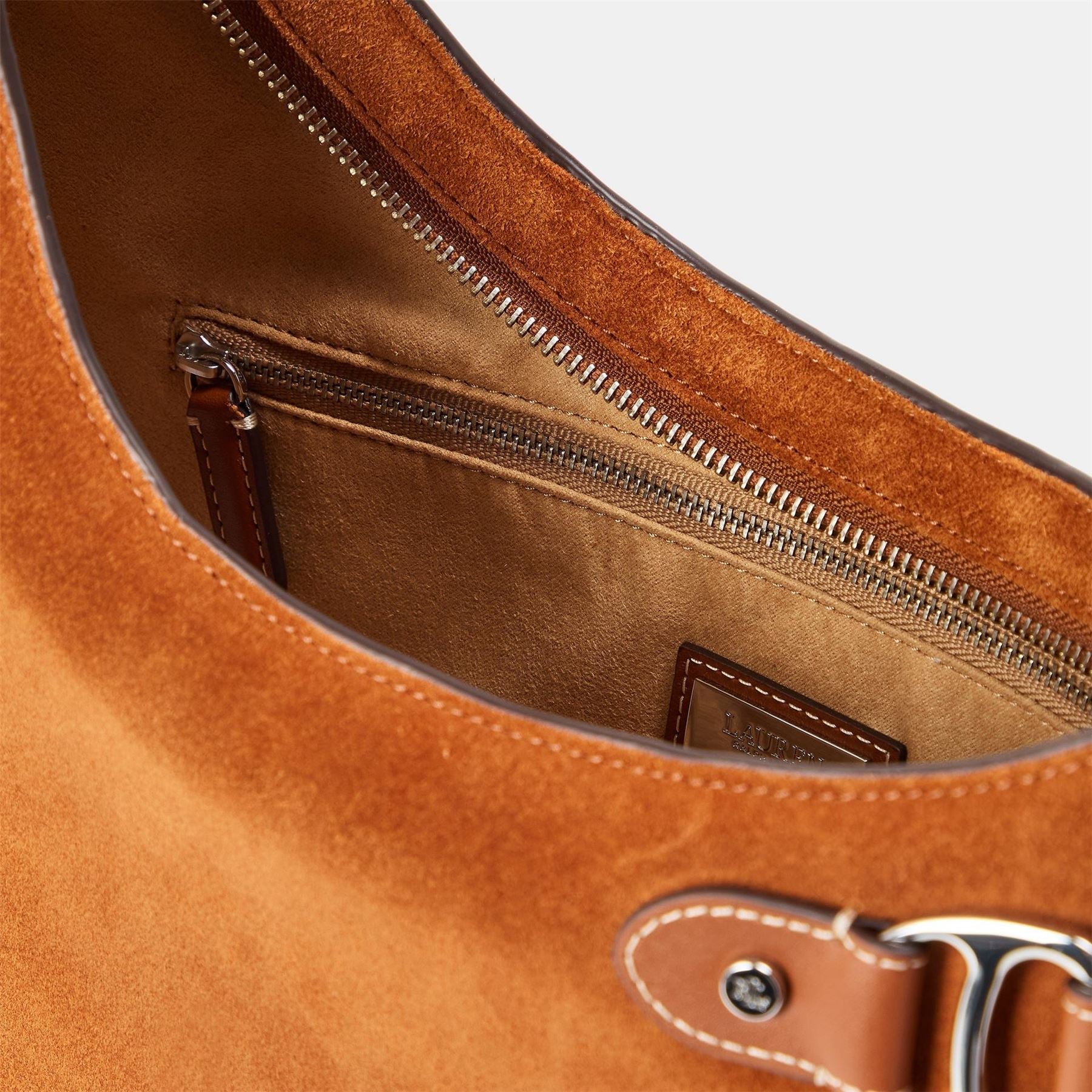 Lauren by Ralph Lauren Real Leather Tasha Large Shoulder Bag