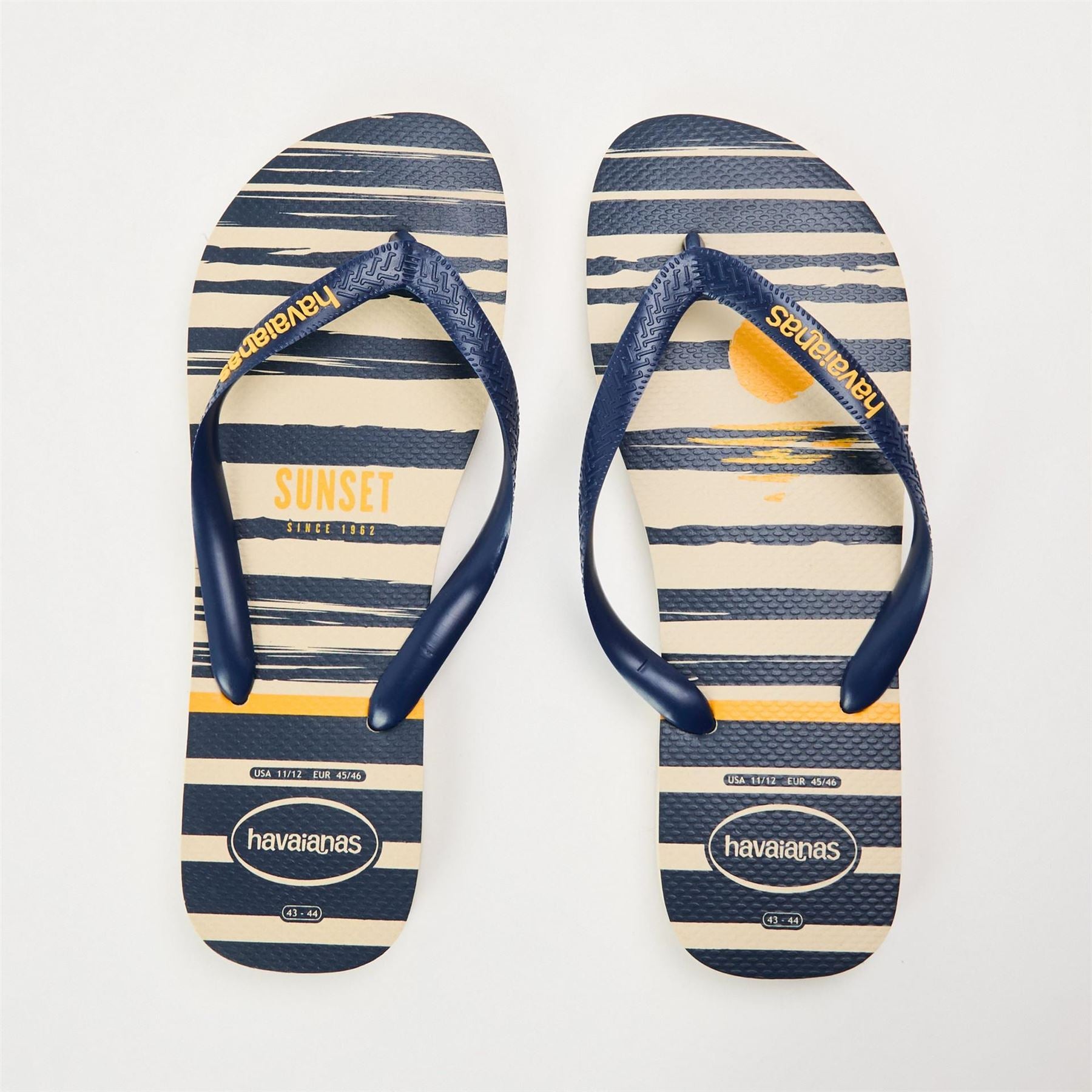 Havaianas Mens Hav. Top Nautical Navy Blue White N Flip Flops