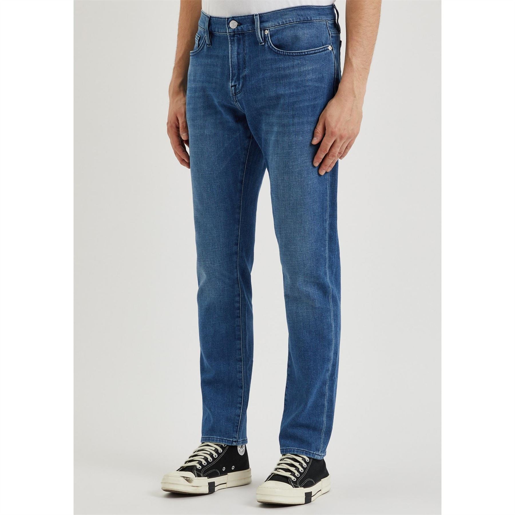 Frame Jn Slim Mid Blue co