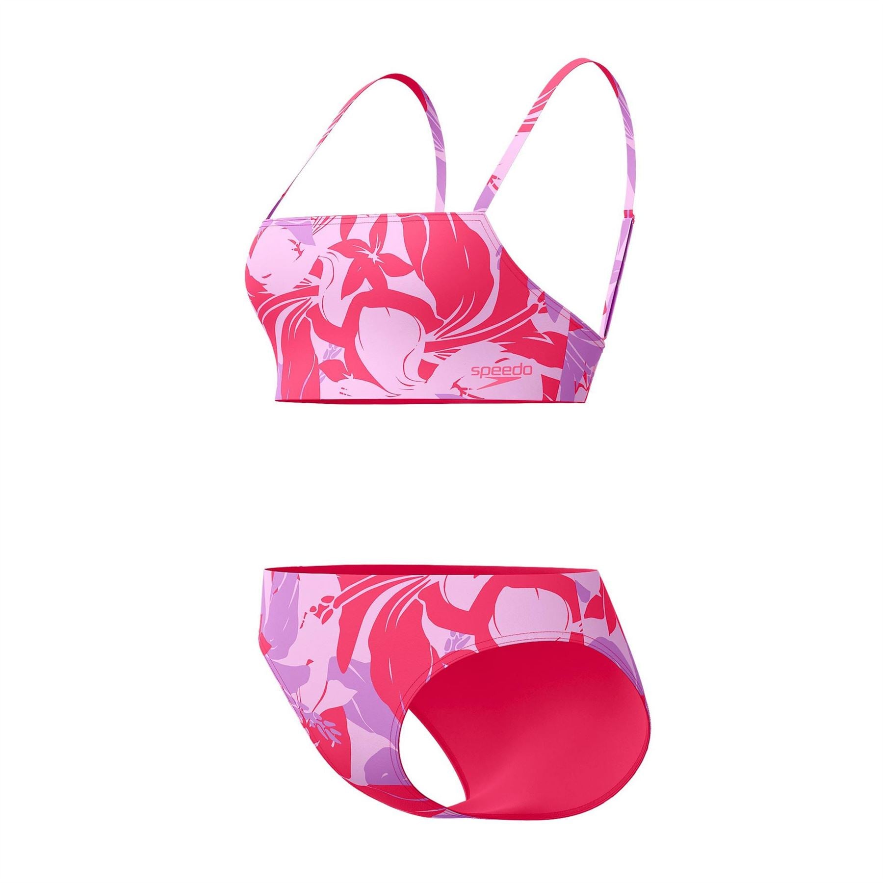 Speedo Womens Printed Adjustable Thinstrap 2 Piece