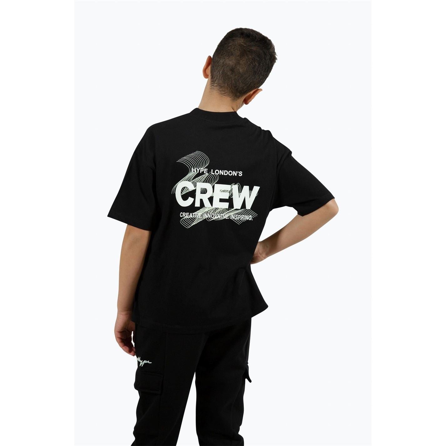 Hype Oversize Fit Crew Neck Short Sleeve T-Shirt
