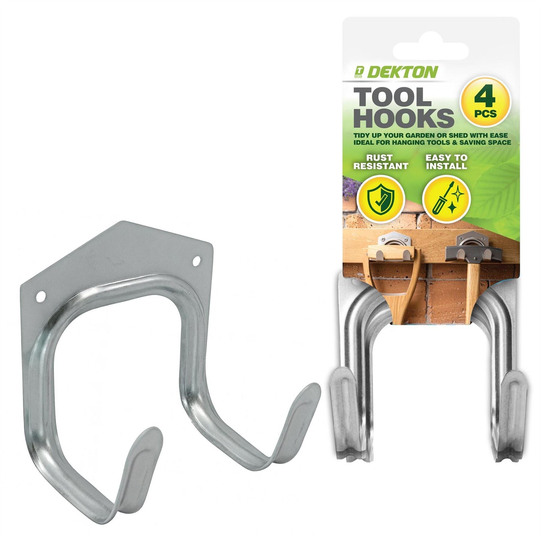 Dekton Piece Garden Tool Hook Set