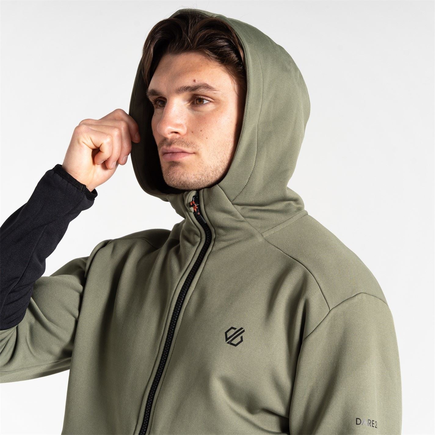 Dare 2b Hooded Reflective Ribbon Running Jacket