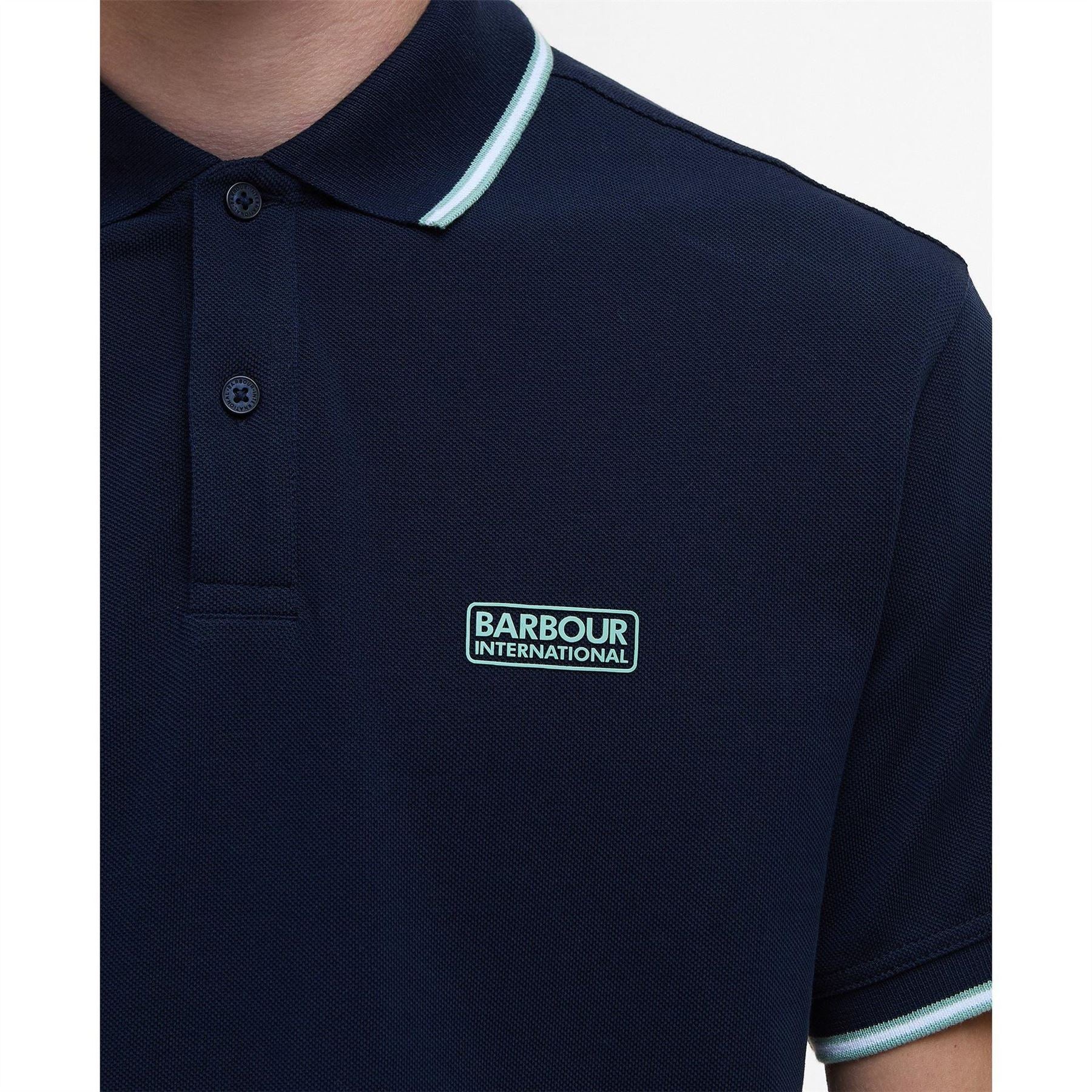 Barbour International Tipped Short Sleeve Polo Shirt