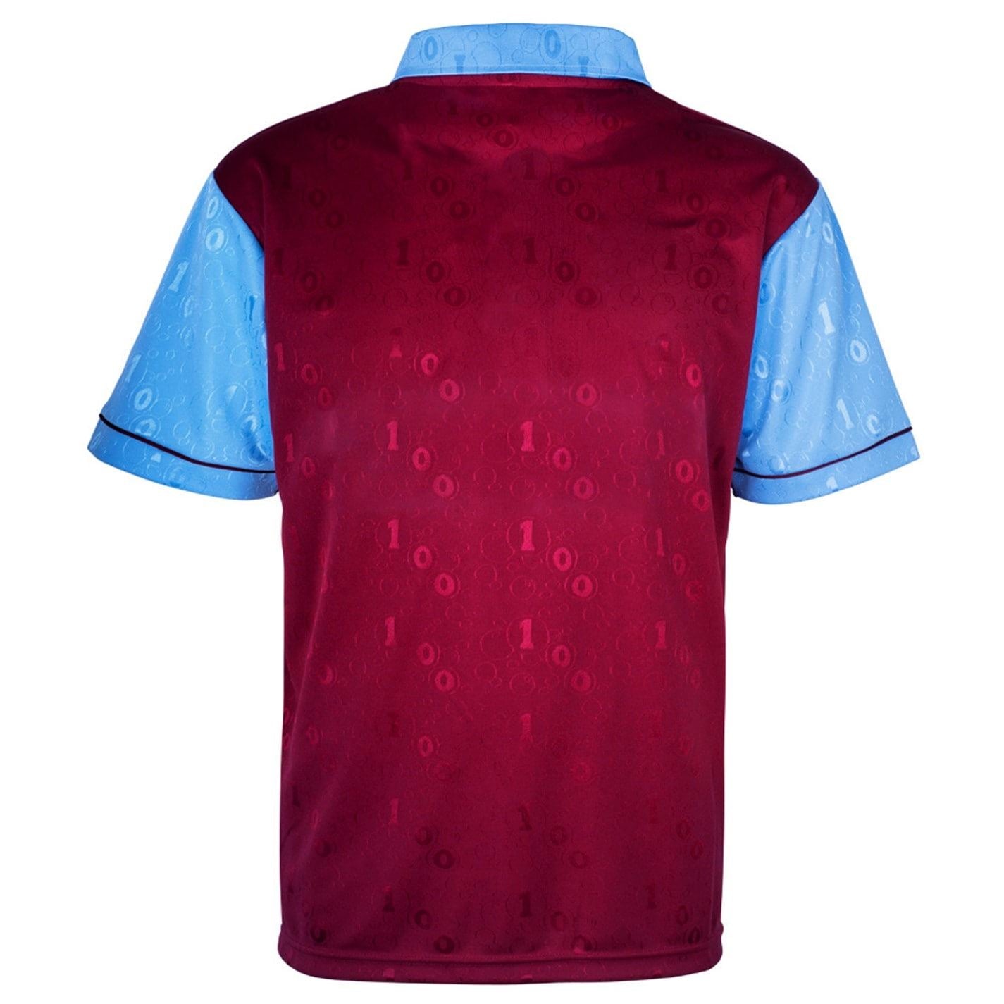 Score Draw West Ham United Home Centenary Shirt 1995 Adults