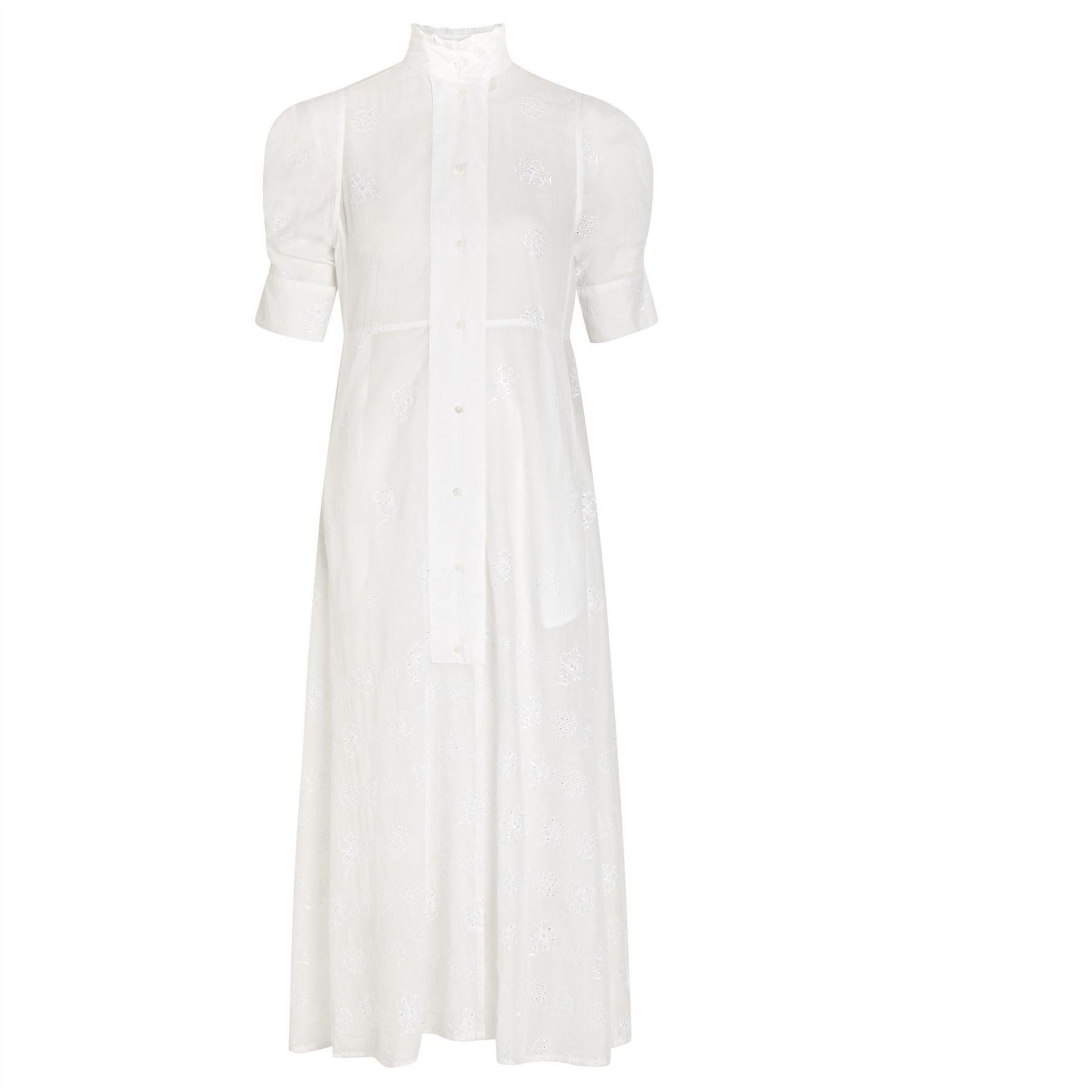 Thierry Colson Venetia  Ss Eyelet Midi Dre