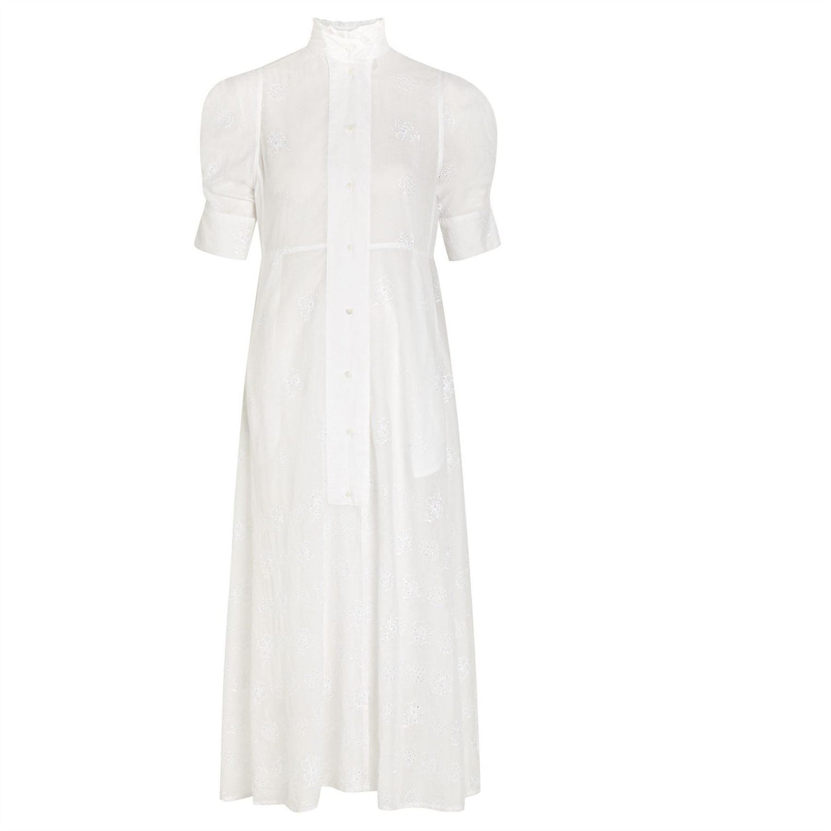 Thierry Colson Venetia  Ss Eyelet Midi Dre