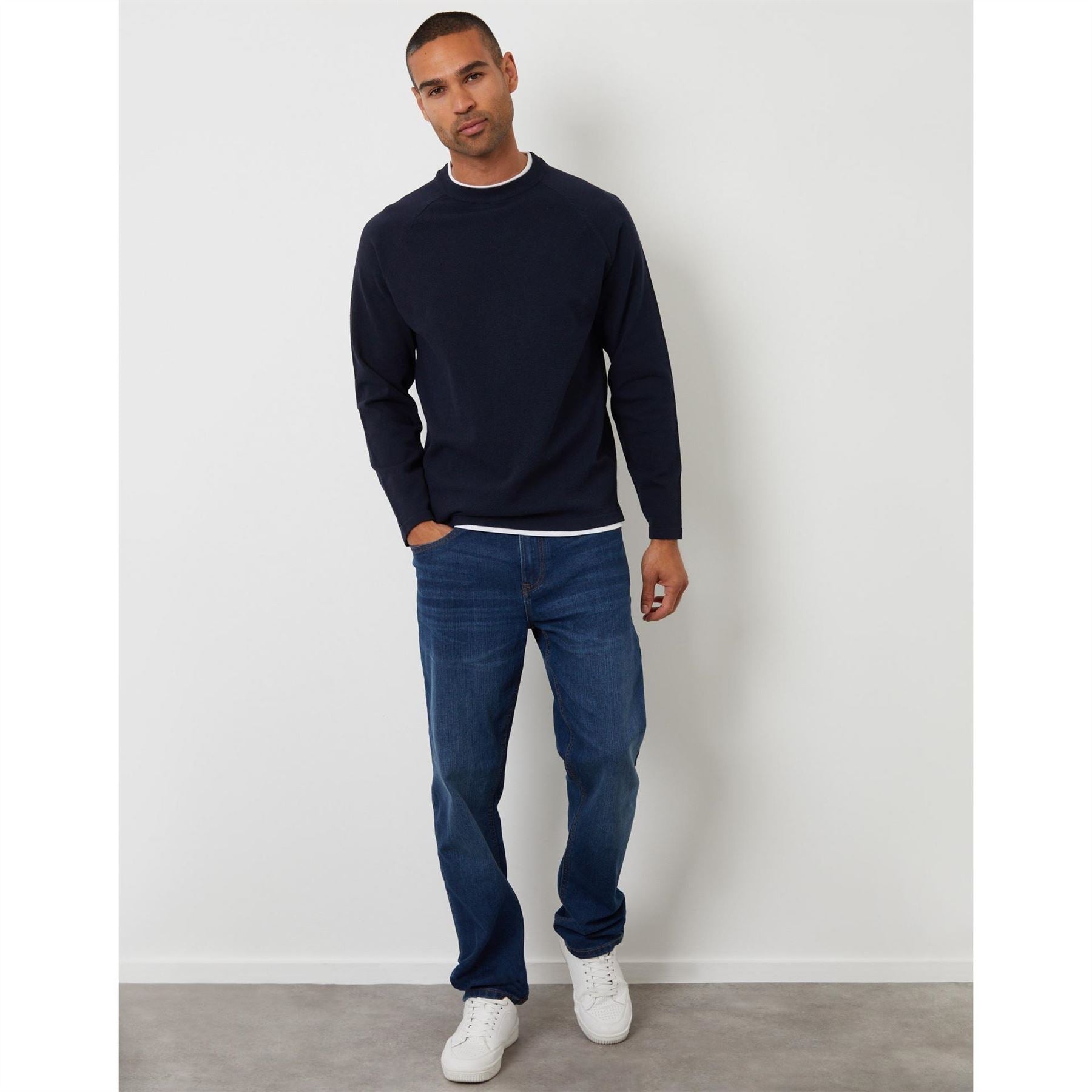 Threadbare Trainer Crew Neck Jumper