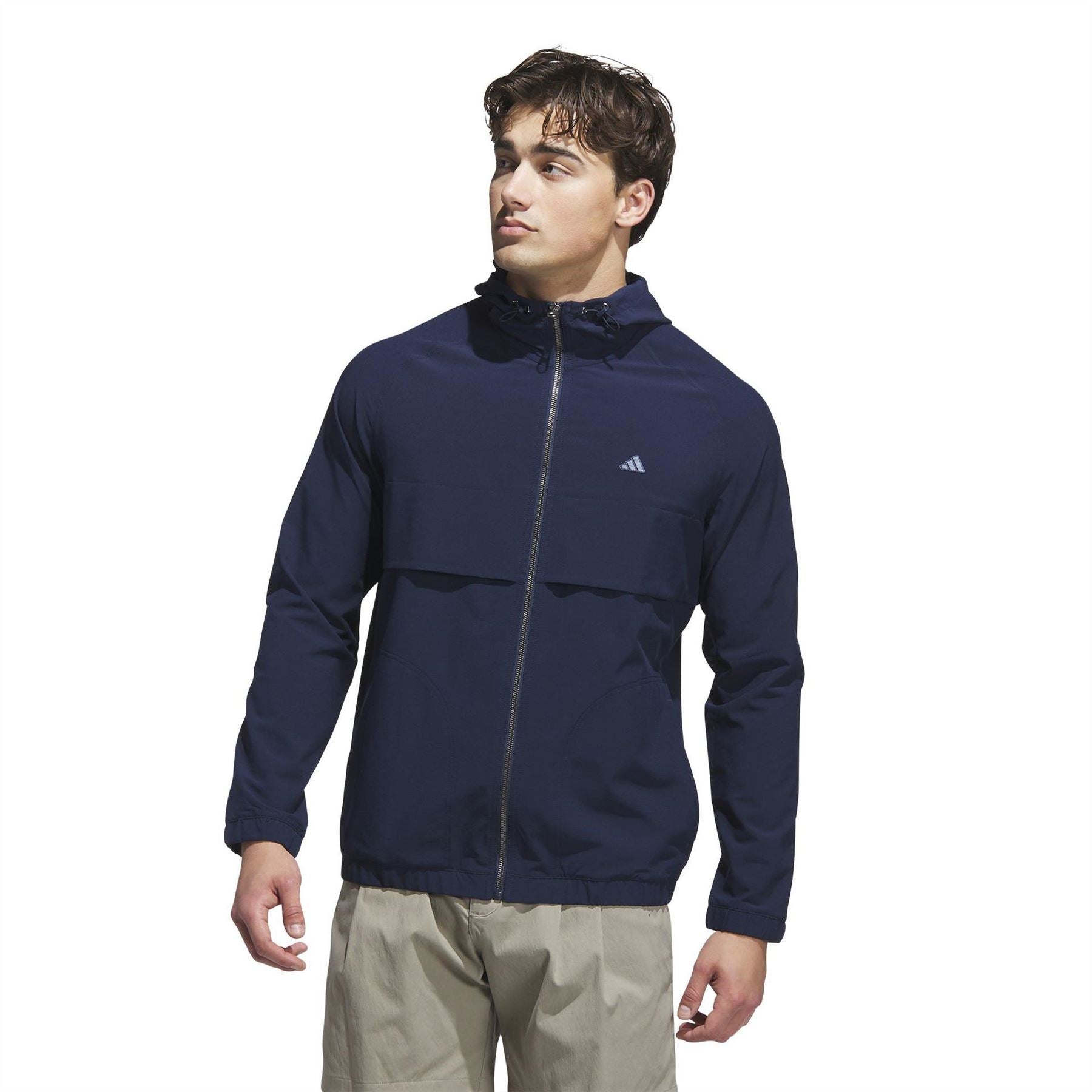 adidas Go To Full Zip Windbreaker Thermal Performance Golf Jacket