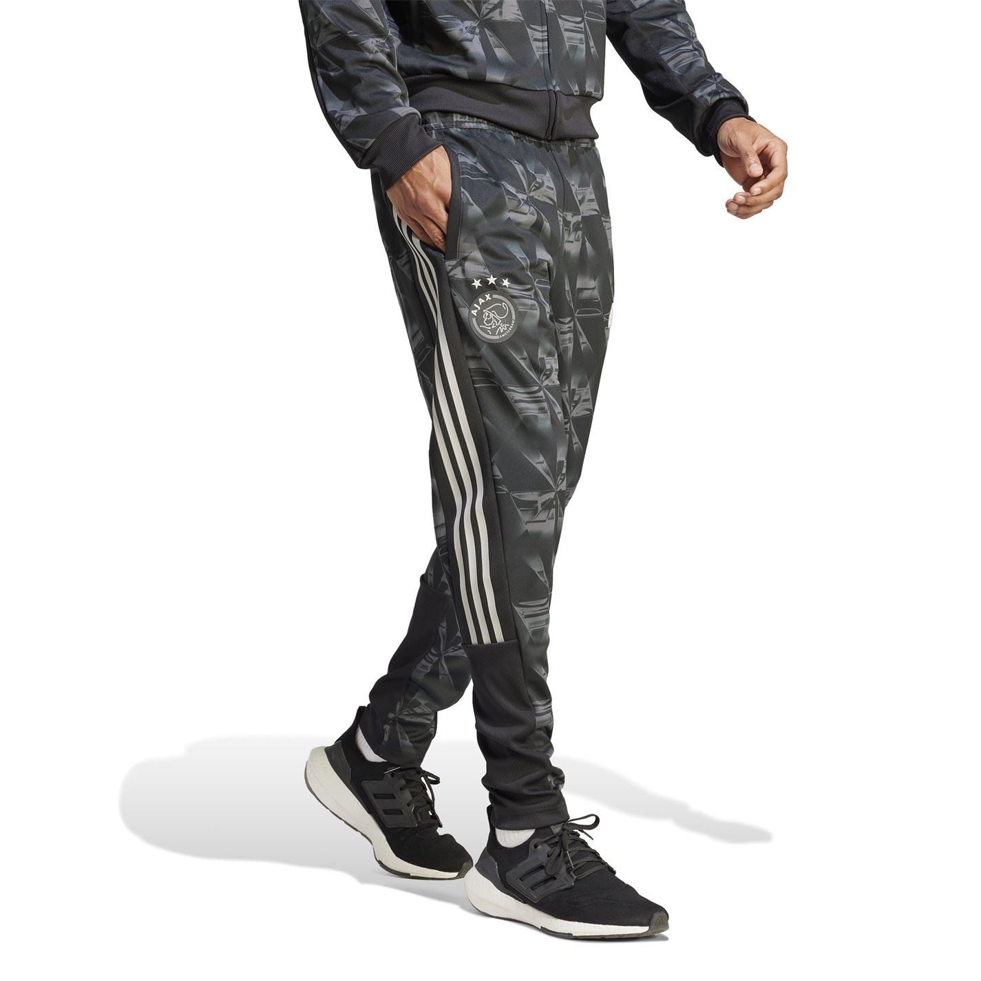 adidas Ajax Geometric Patterned Slim Track Pants