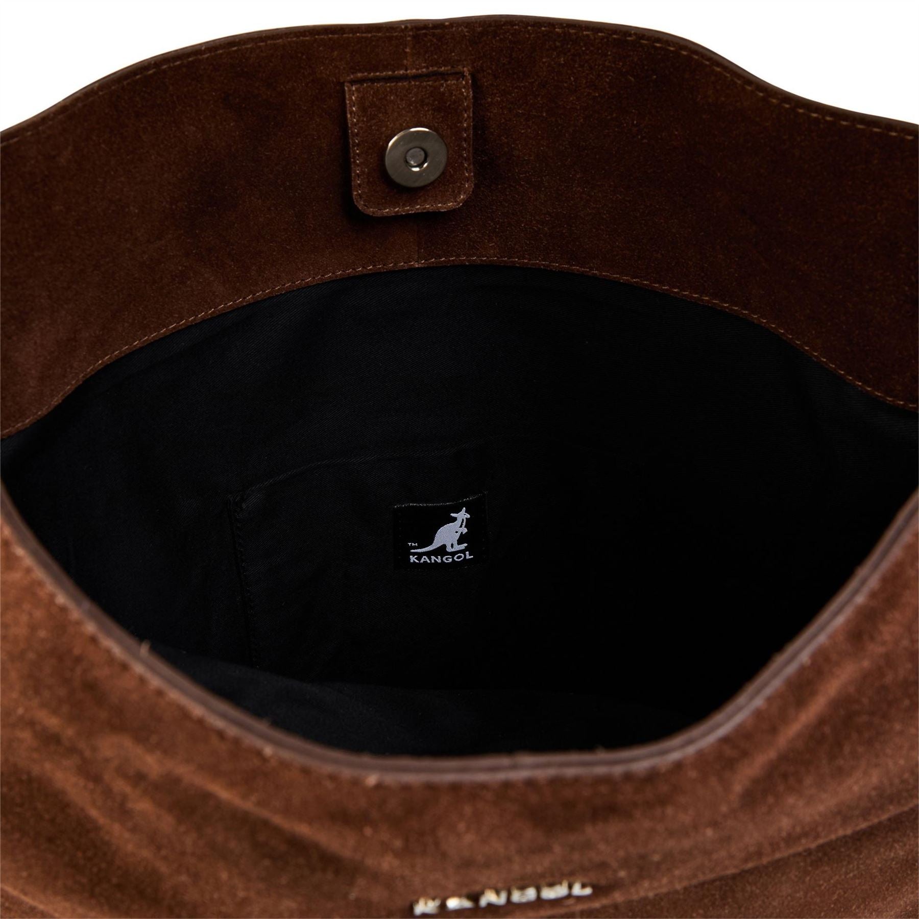 Kangol Studded Tote Handbag with Detachable Strap
